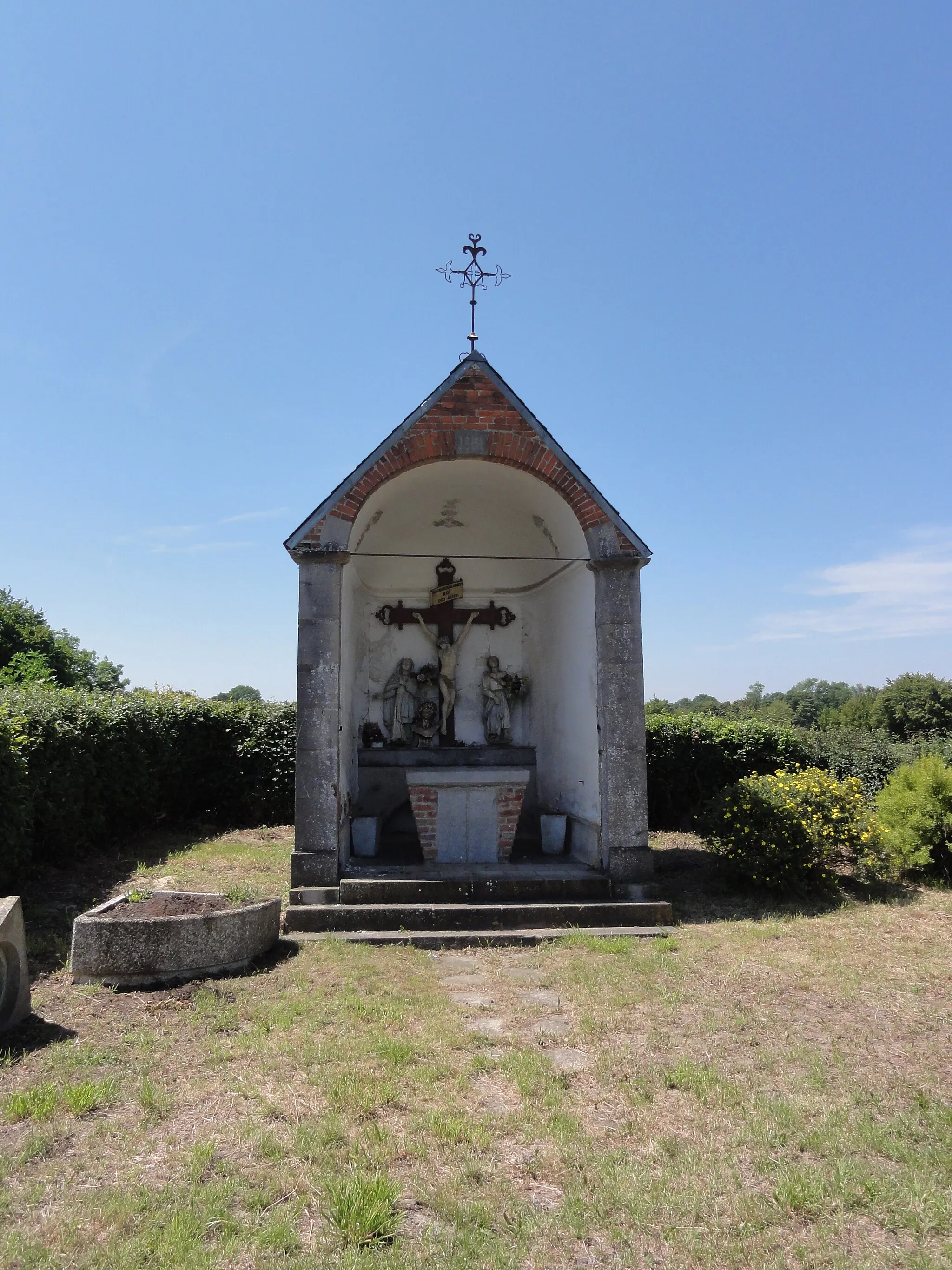 Photo showing: Ramousies (Nord, Fr) calvaire-oratoire