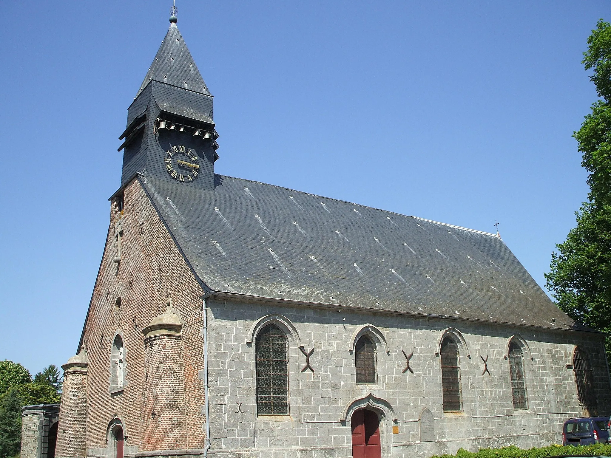 Photo showing: Saint Hiltrude church's of Liessies (Nord - France)