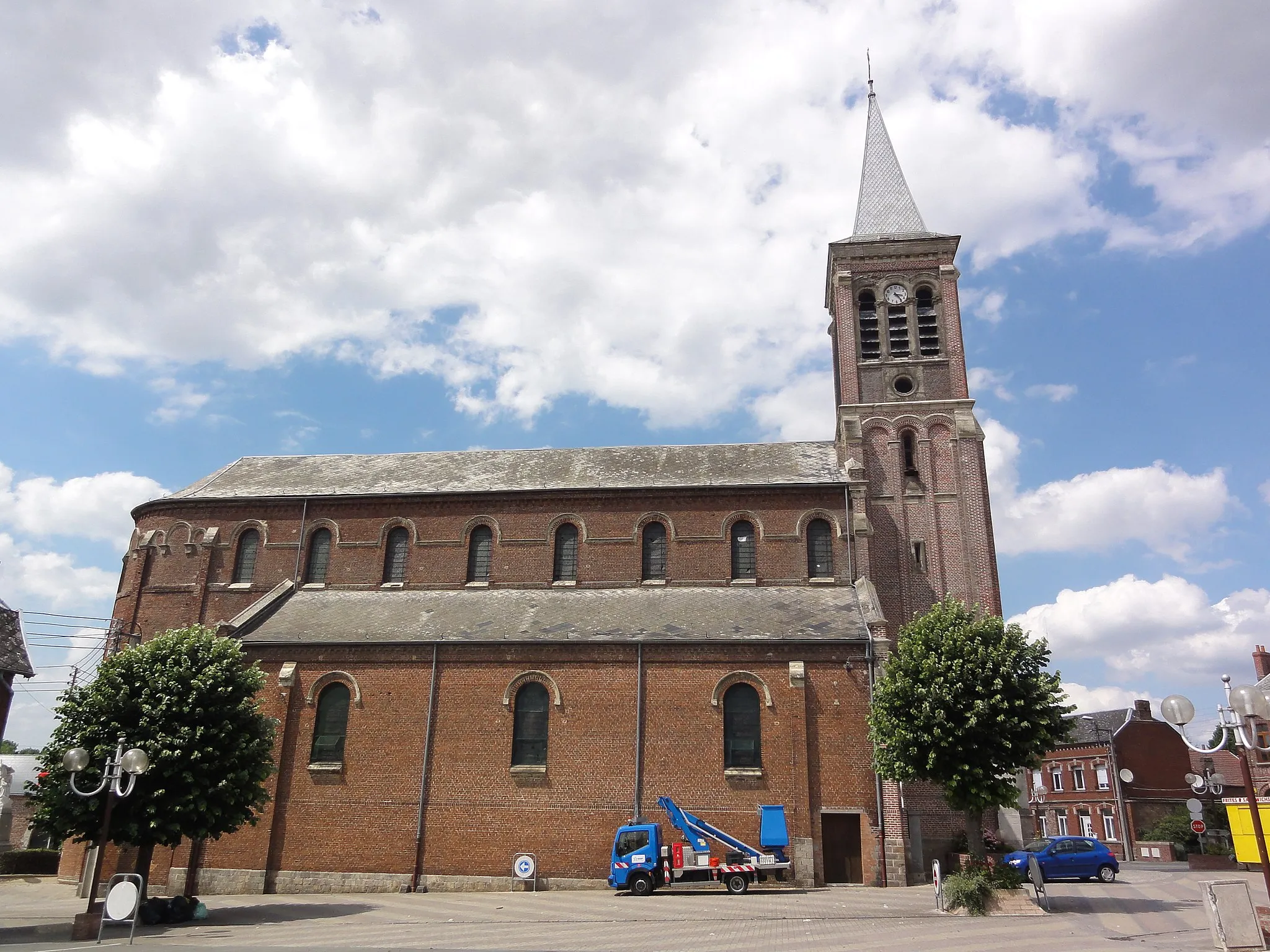 Photo showing: Haussy (Nord, Fr) l'église