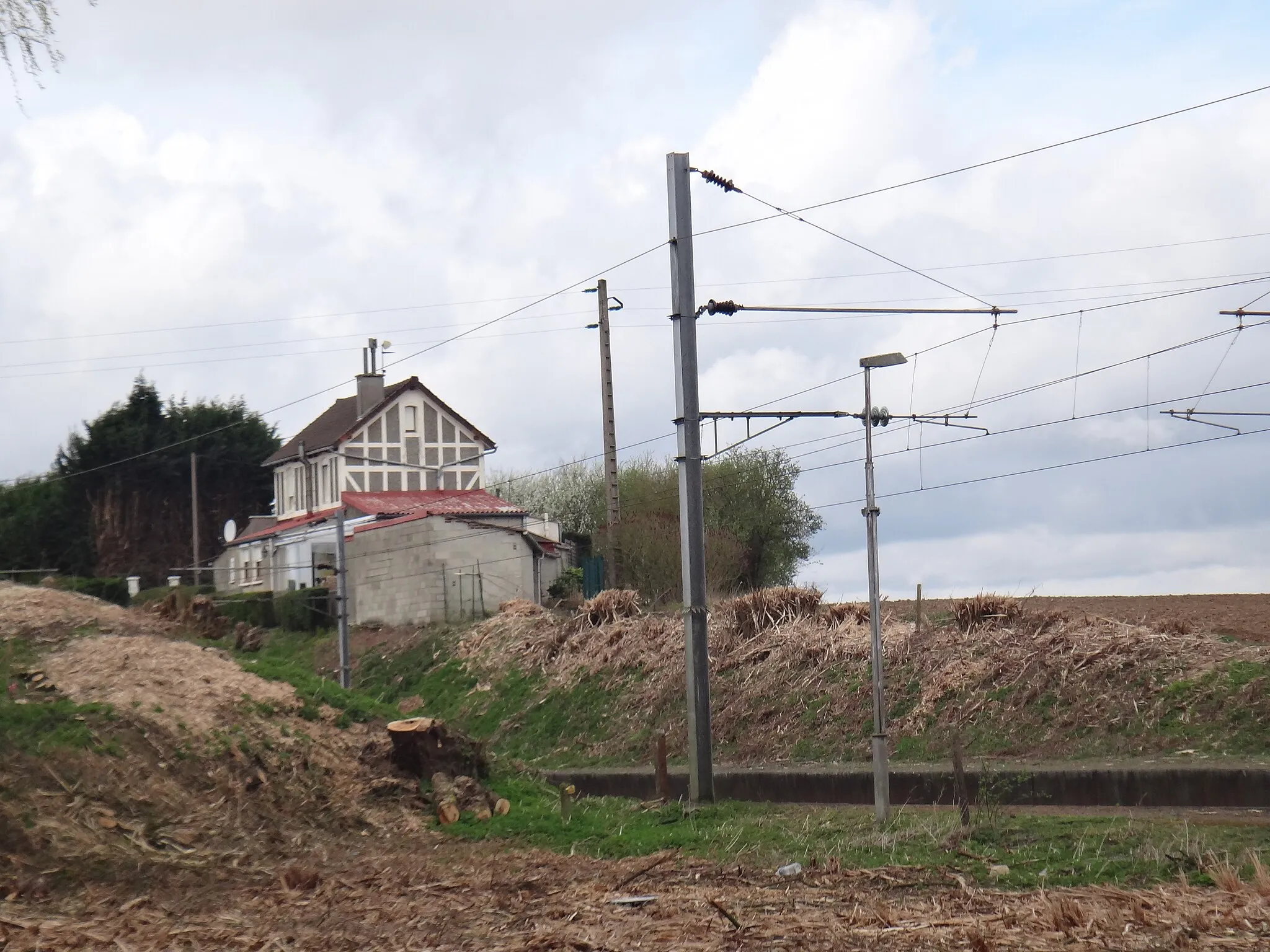 Photo showing: Gare de Wambaix, Nord, France, en 2014