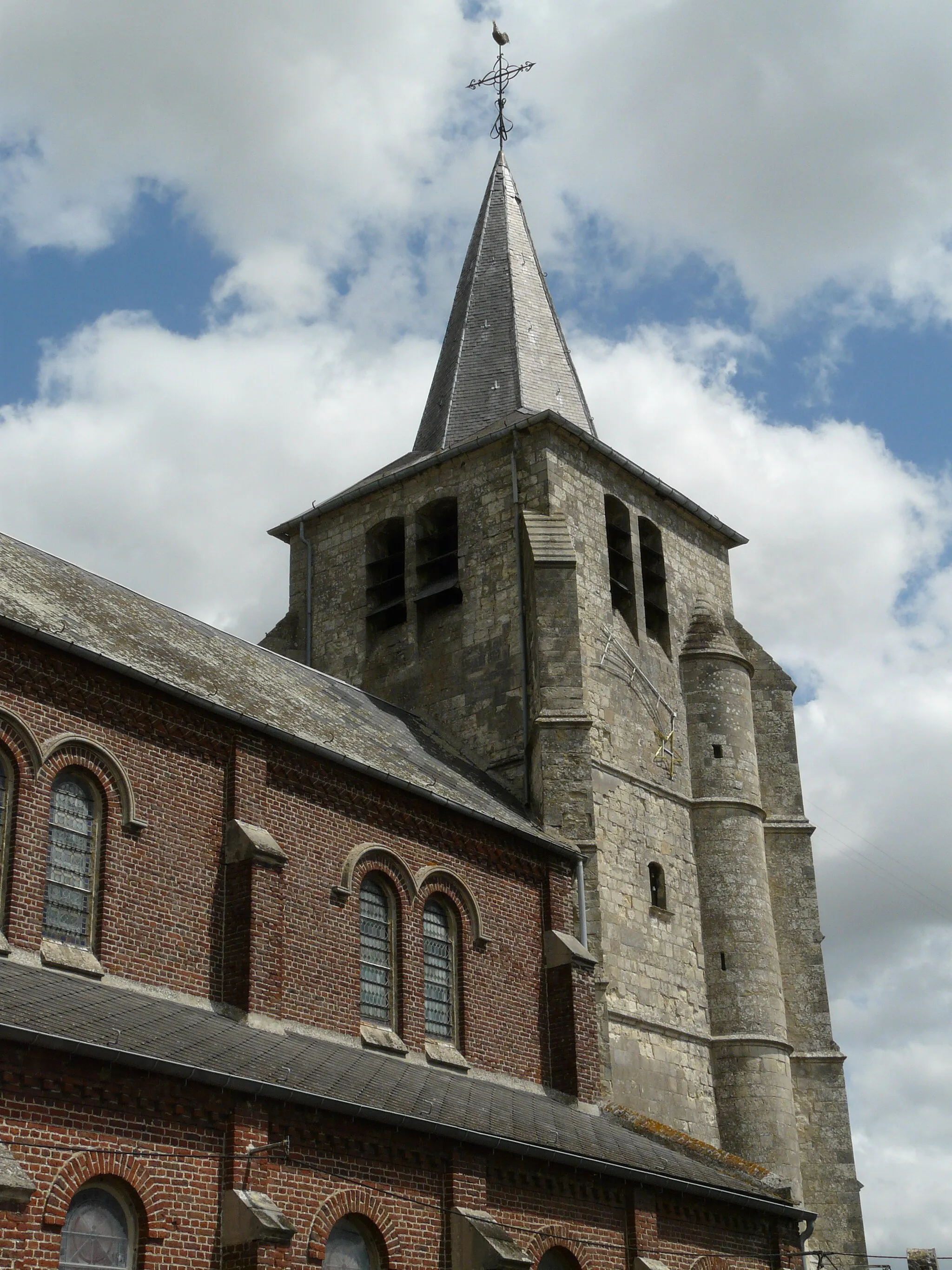 Photo showing: Church in Cattenières (Nord, France)