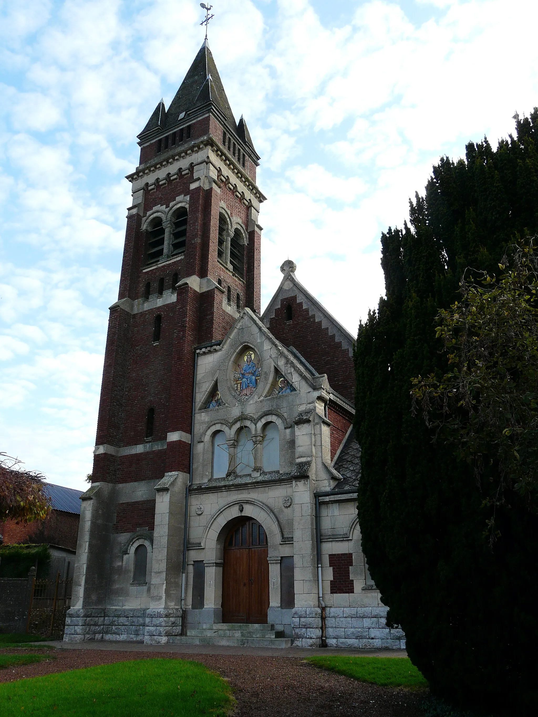 Photo showing: L'église de Bantouzelle (Nord, France)