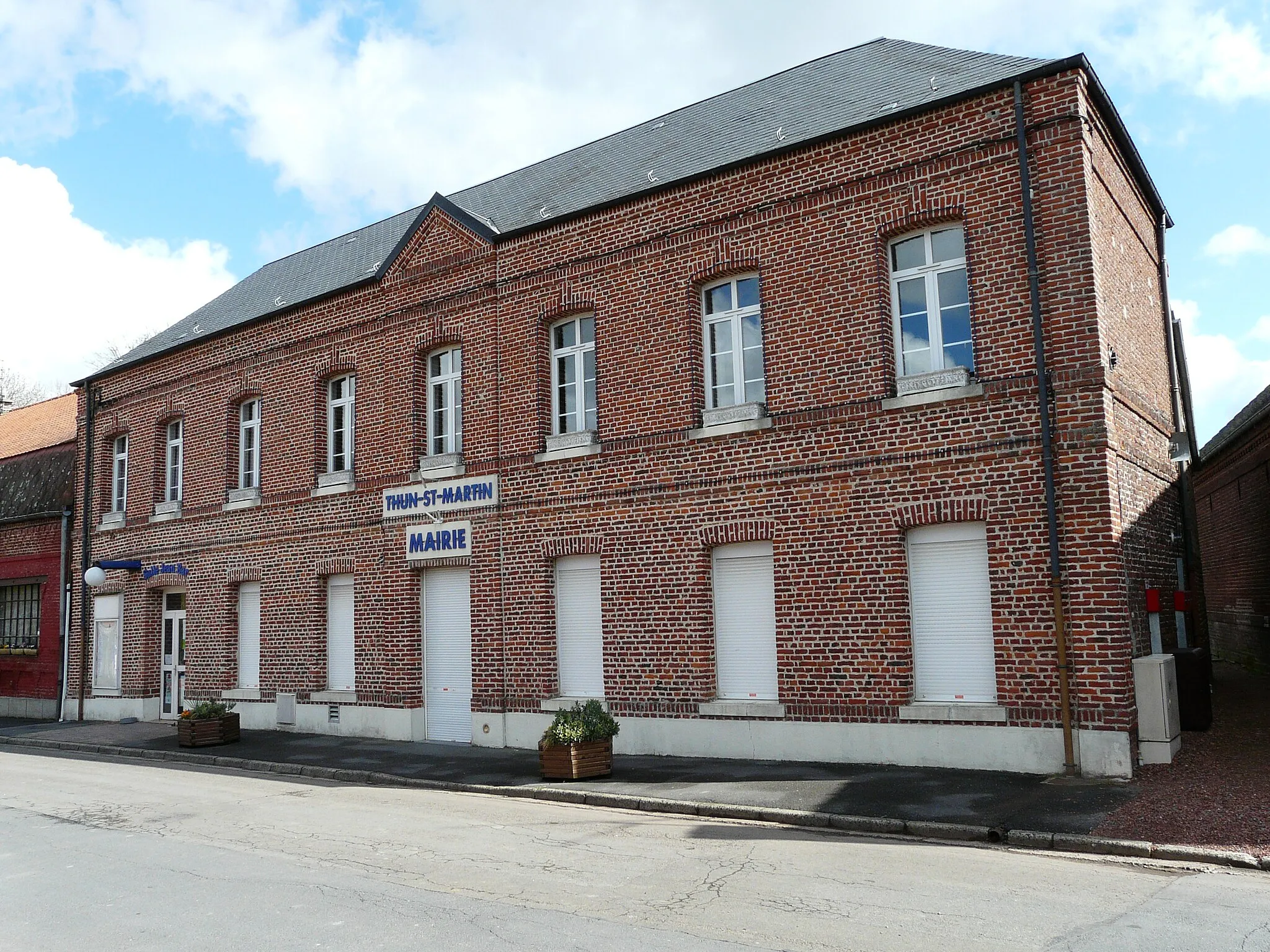 Photo showing: La mairie de Thun-Saint-Martin (Nord)