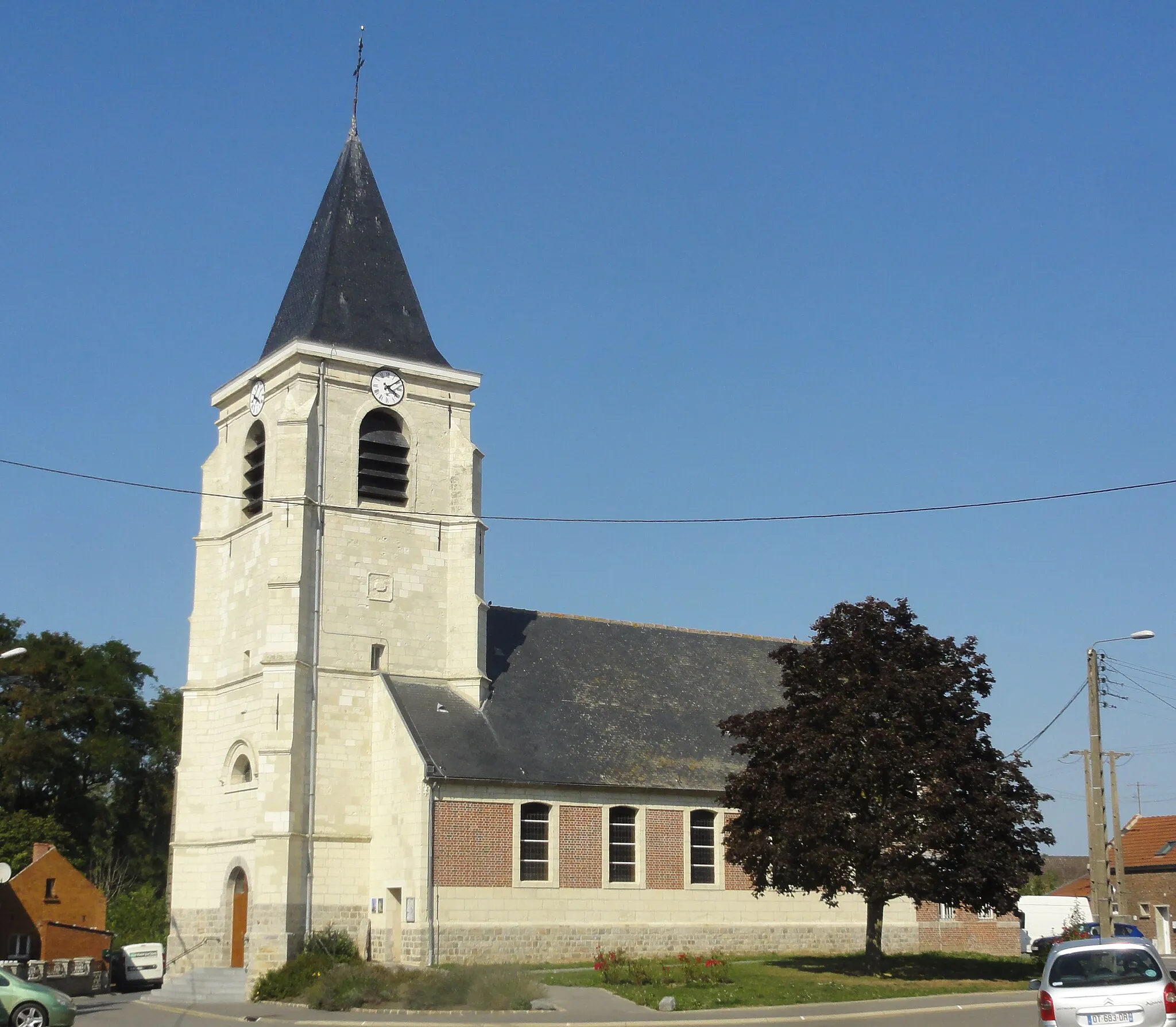 Photo showing: Depicted place: Église Saint-Géry d'Hem-Lenglet