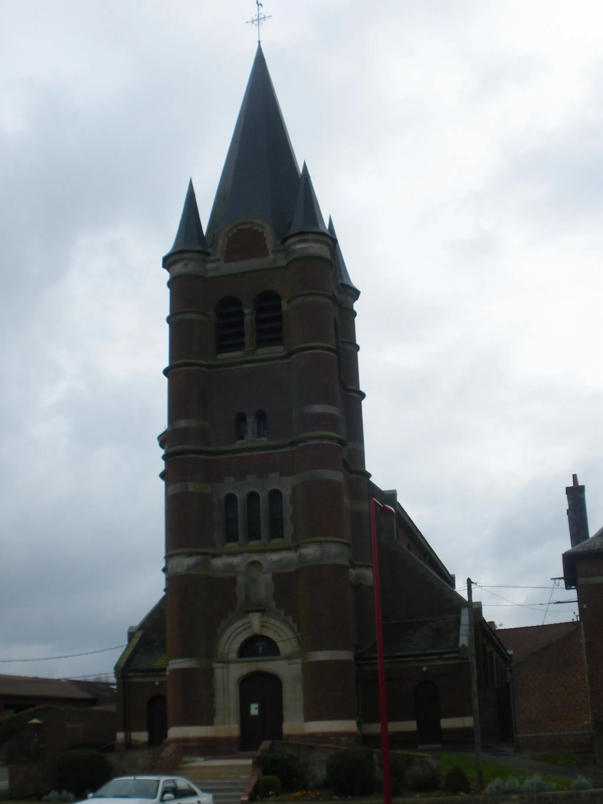 Photo showing: Vue de l'église Saint-Géry de Mœuvres.