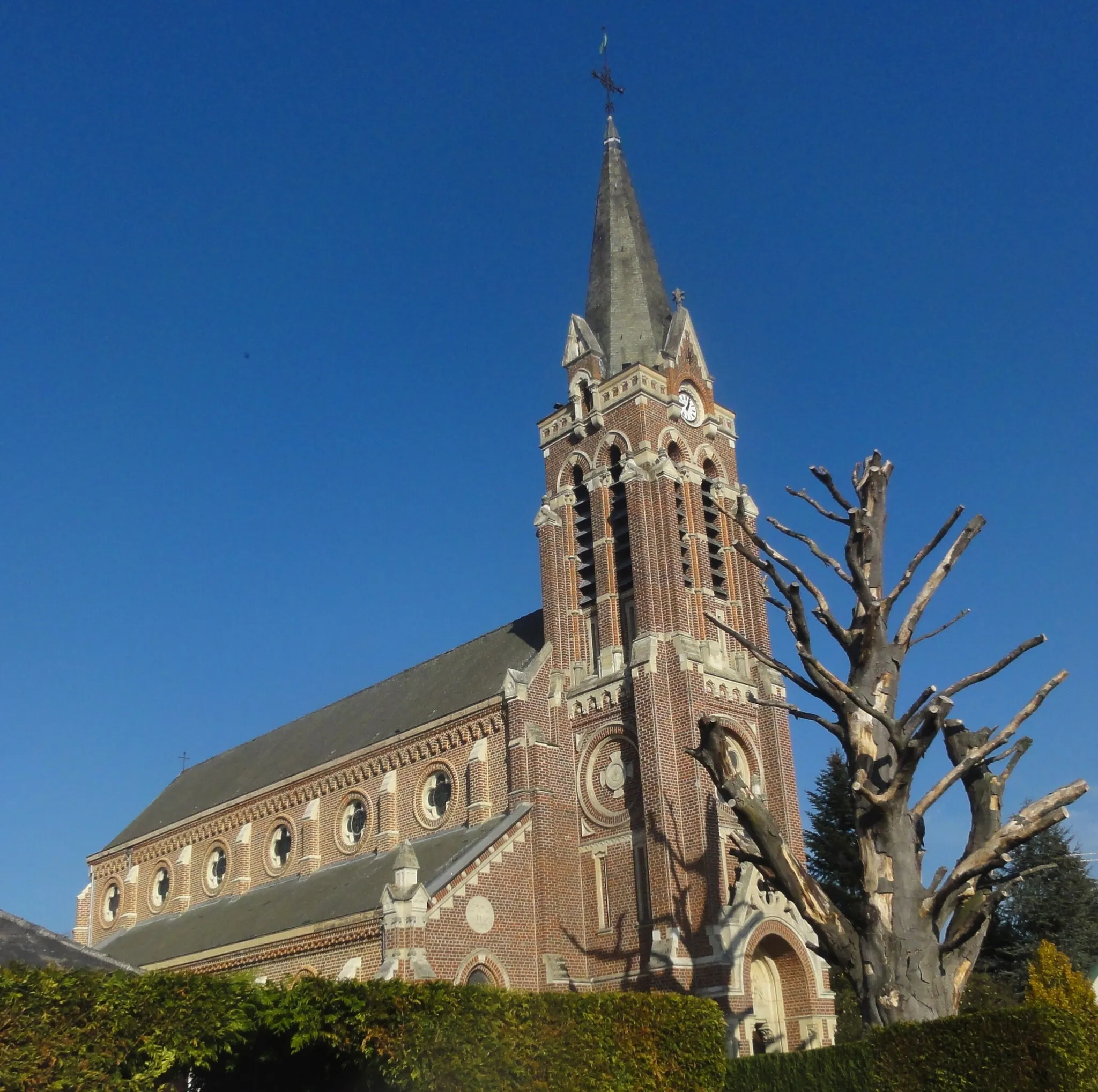 Photo showing: Depicted place: Église Saint-Ranulphe de Lauwin-Planque