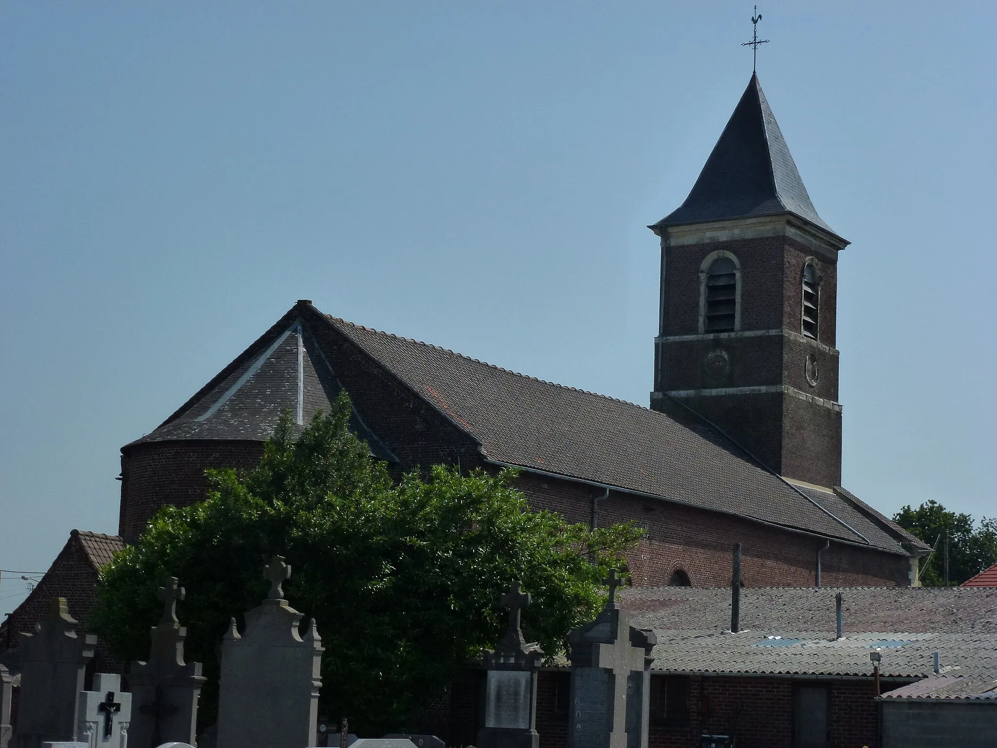 Photo showing: Faumont (Nord, Fr) église