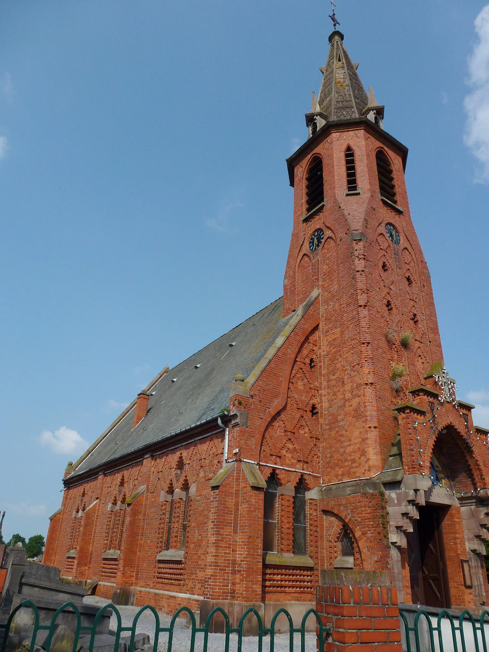 Photo showing: Thun-Saint-Amand (Nord, Fr) église Saint-Éloi