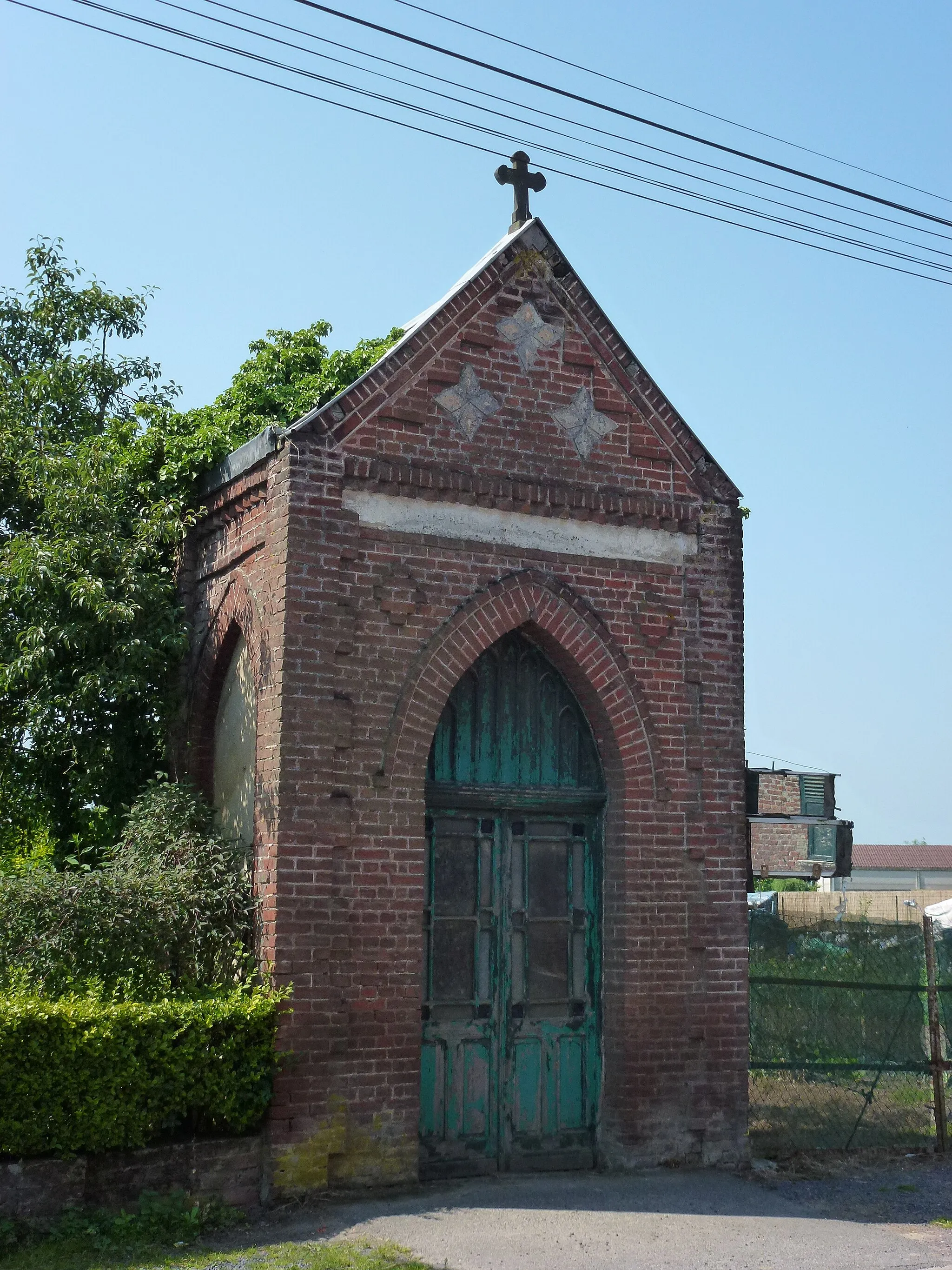 Photo showing: Auchy-lez-Orchies (Nord, Fr), oratoire à Monneville, D954