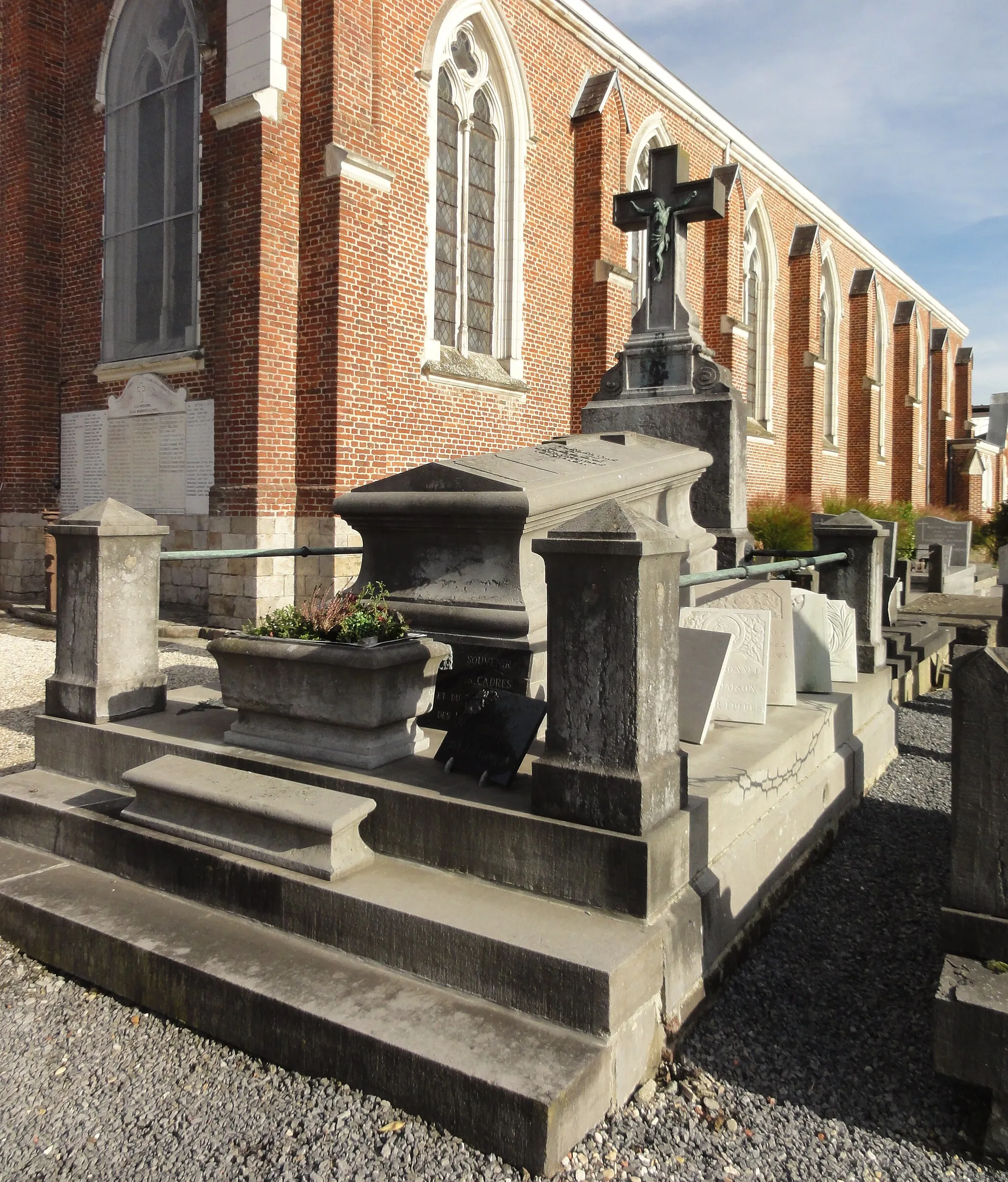 Photo showing: Depicted place: Auchy-lez-Orchies churchyard (Auchy-lez-Orchies)