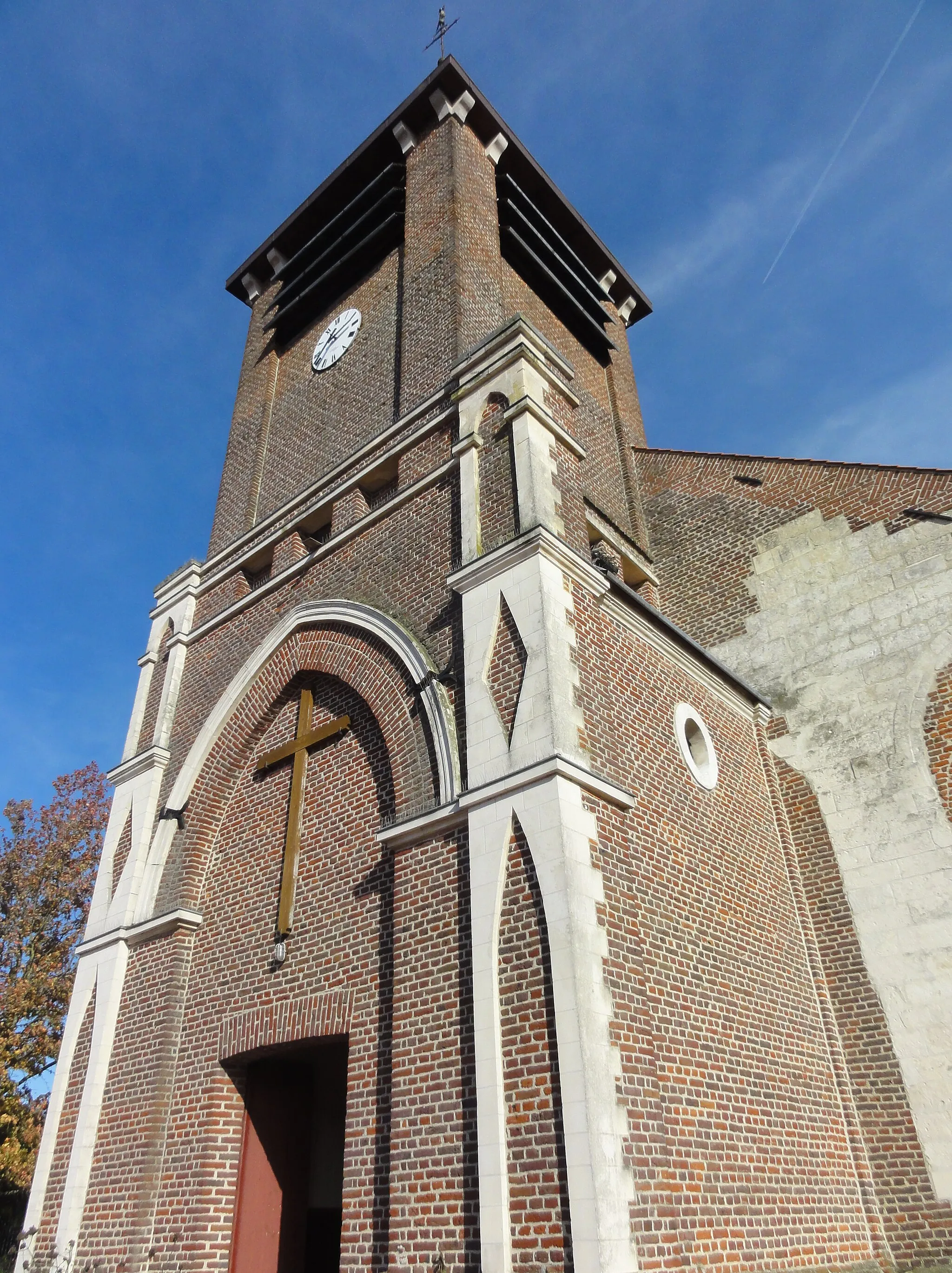 Photo showing: Depicted place: Église Notre-Dame-de-la-Visitation de Genech (Genech)