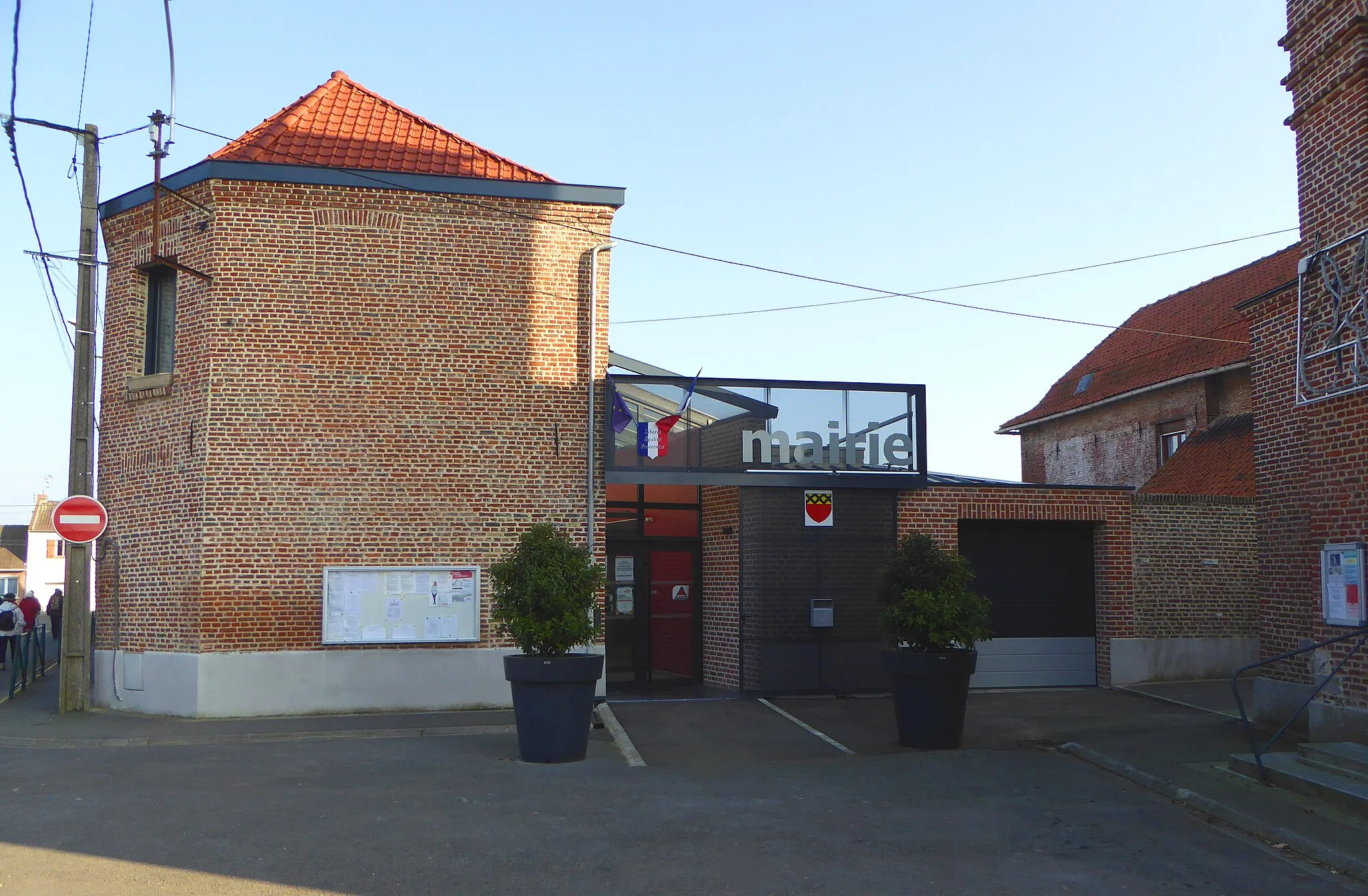 Photo showing: Mairie d'Herrin Nord.- Hauts-de-France