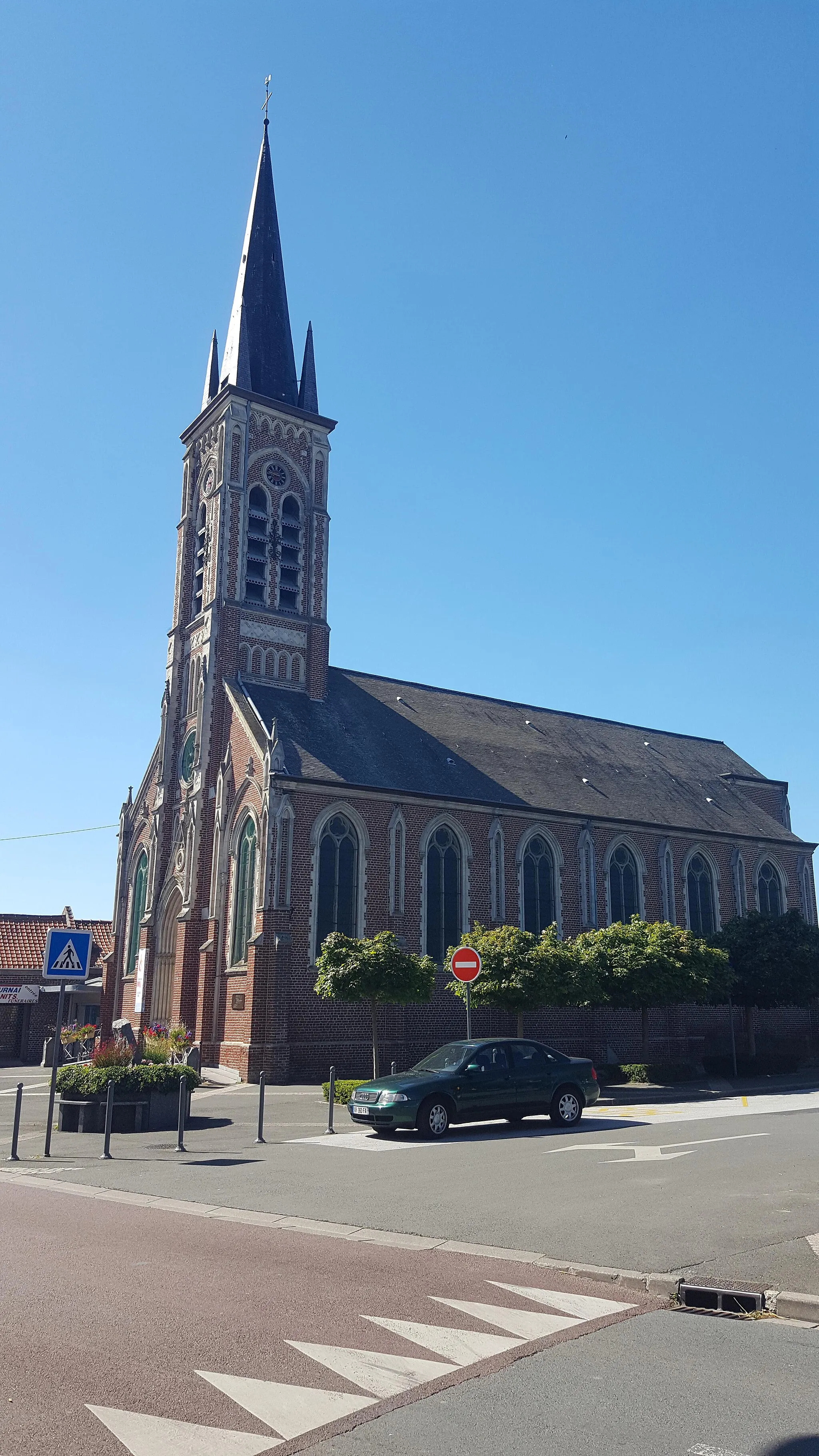 Photo showing: Église Saint-Eubert de Vendeville