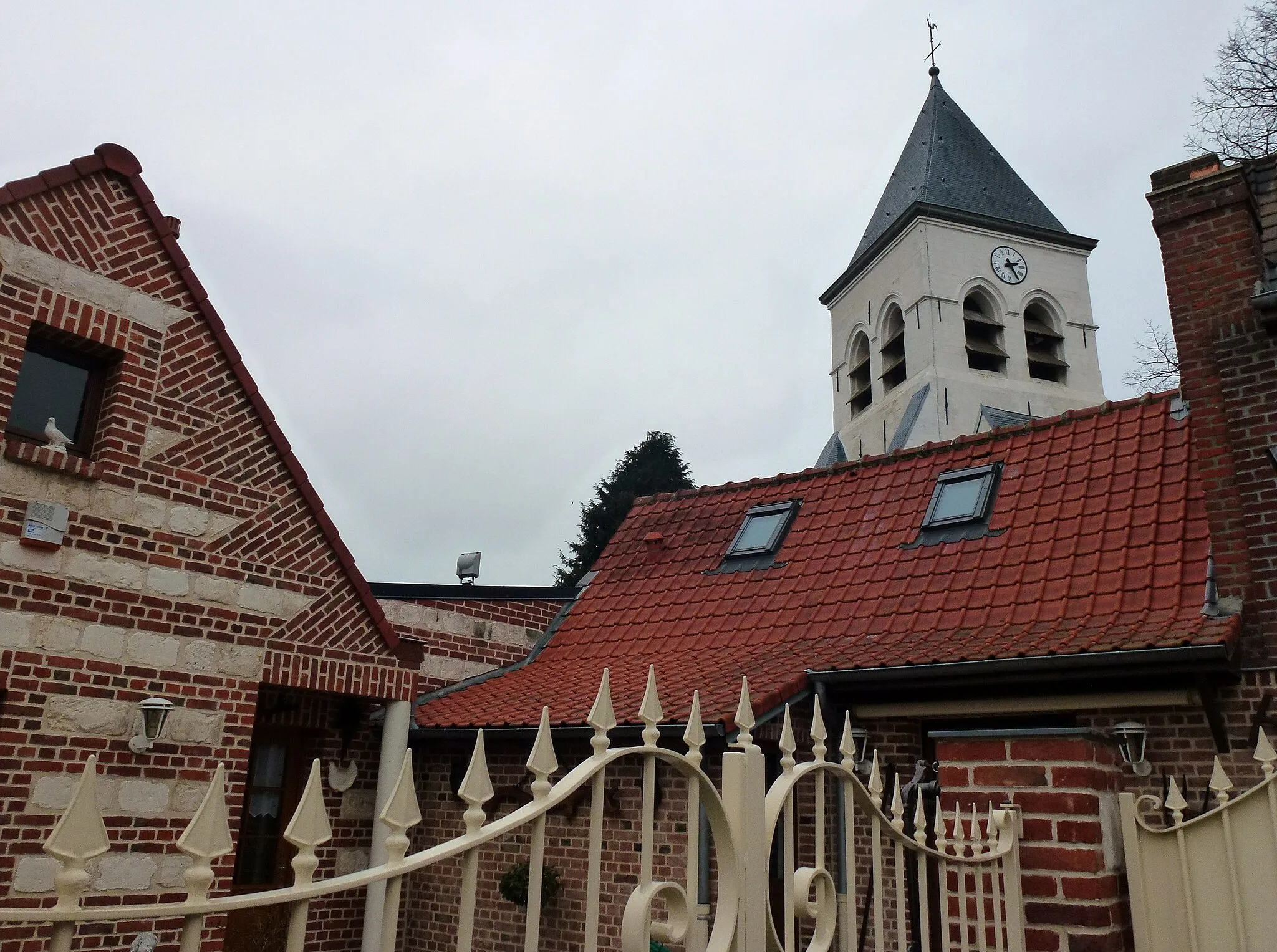 Photo showing: Église Saint-Nicolas de Péronne-en-Mélantois Nord (département français).