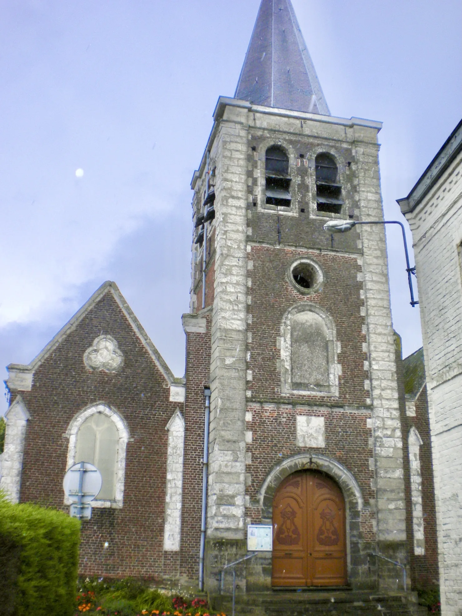 Photo showing: Anstaing_église Saint Laurent