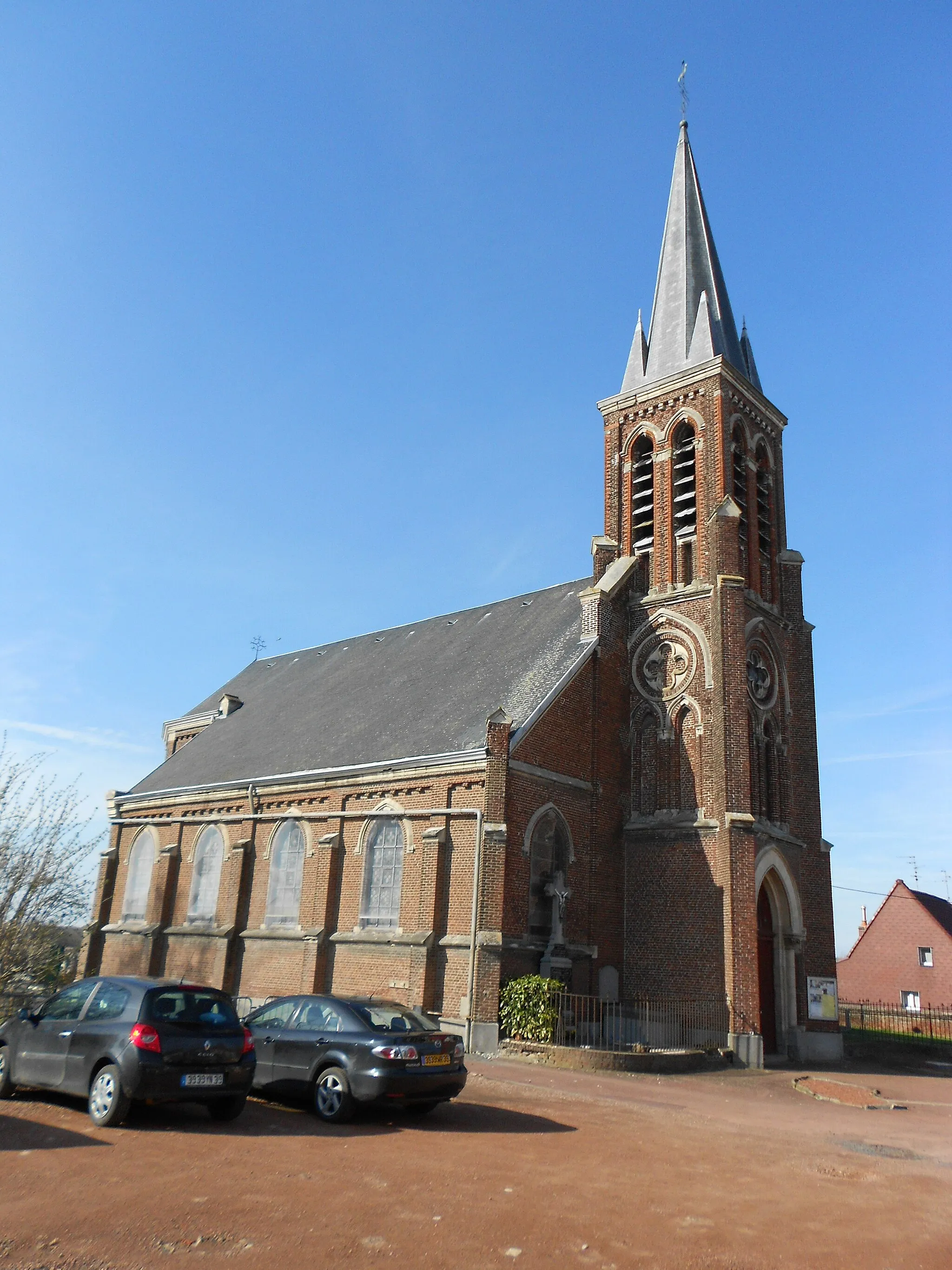 Photo showing: Eglise de Tressin (59, Nord)