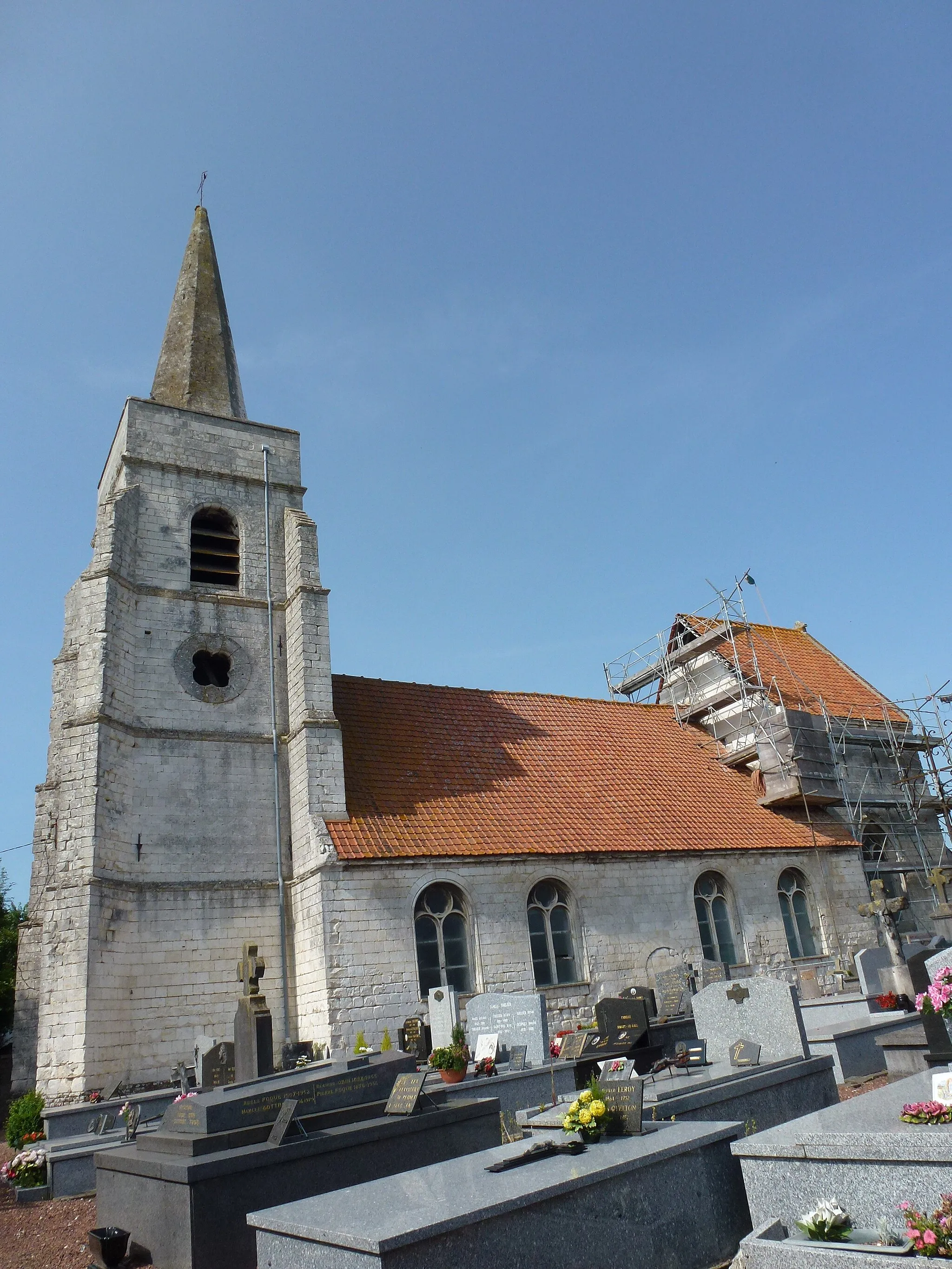 Photo showing: Enquin-les-Mines (Pas-de-Calais, Fr) église de Serny