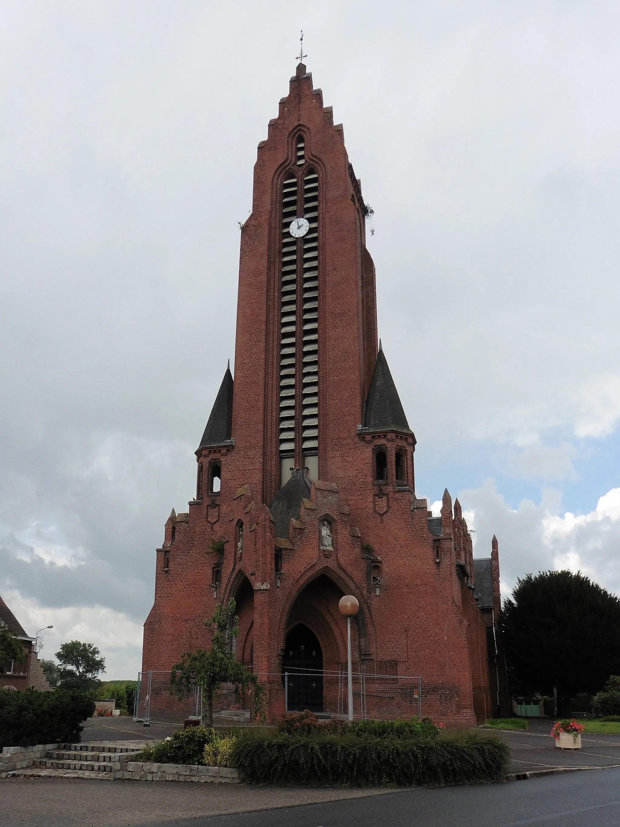 Photo showing: l'église Saint Laurent Merris, Nord.- (Nord-Pas-de-Calais).- France