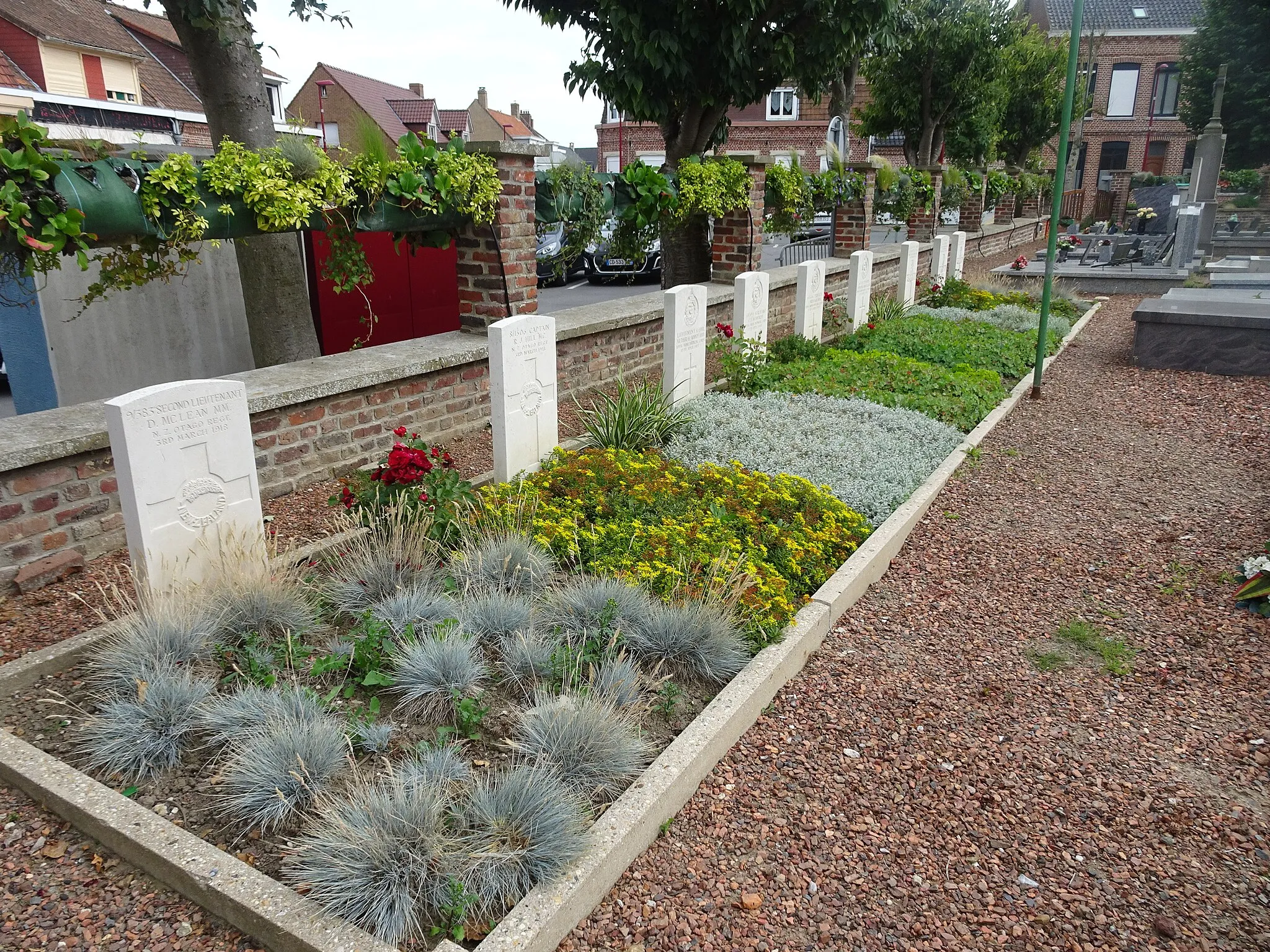 Photo showing: Cimetières de la Commonwealth War Graves Hondeghem Nord.