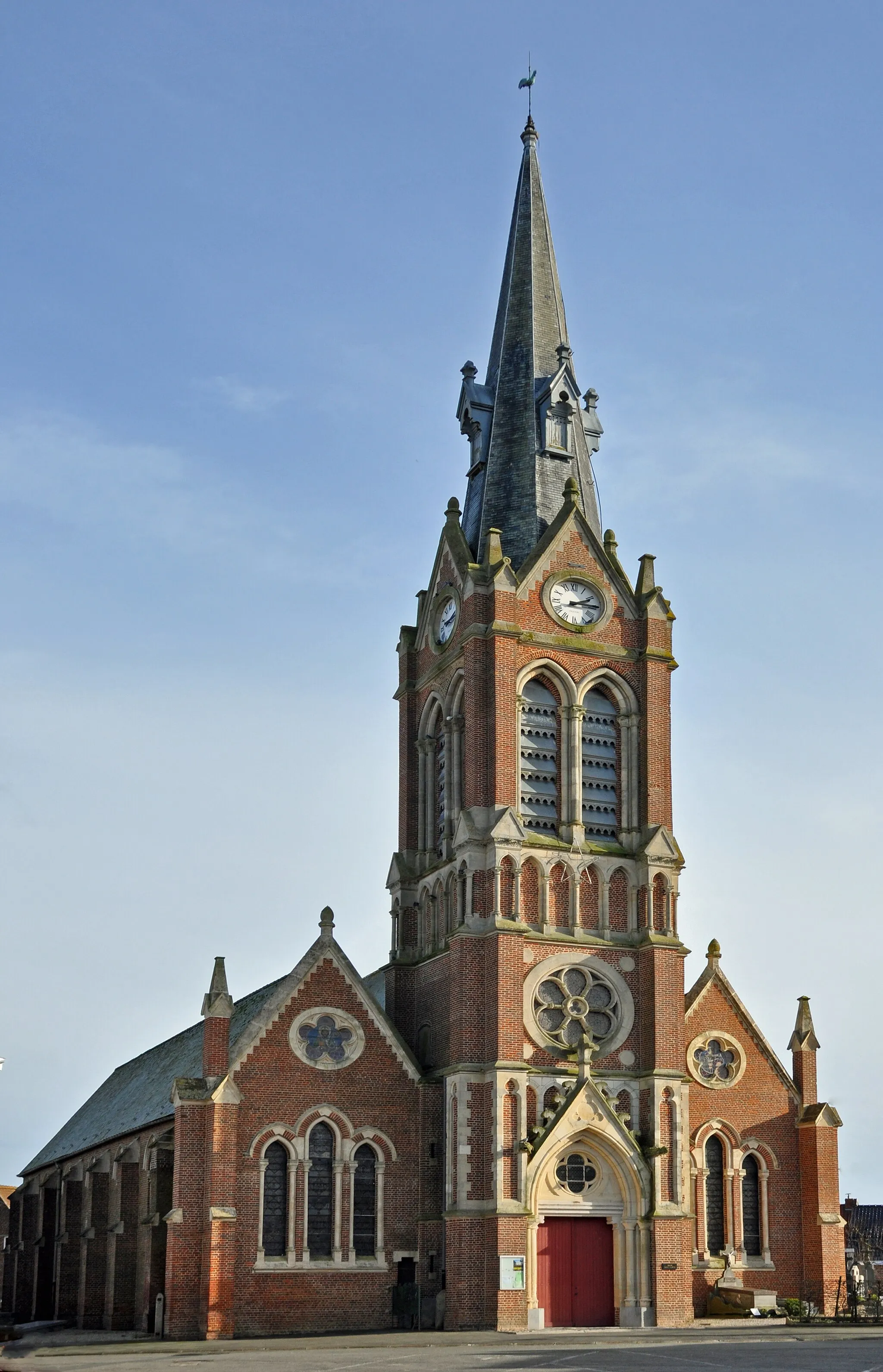 Photo showing: L'église Saint Martin de Wallon-Cappel