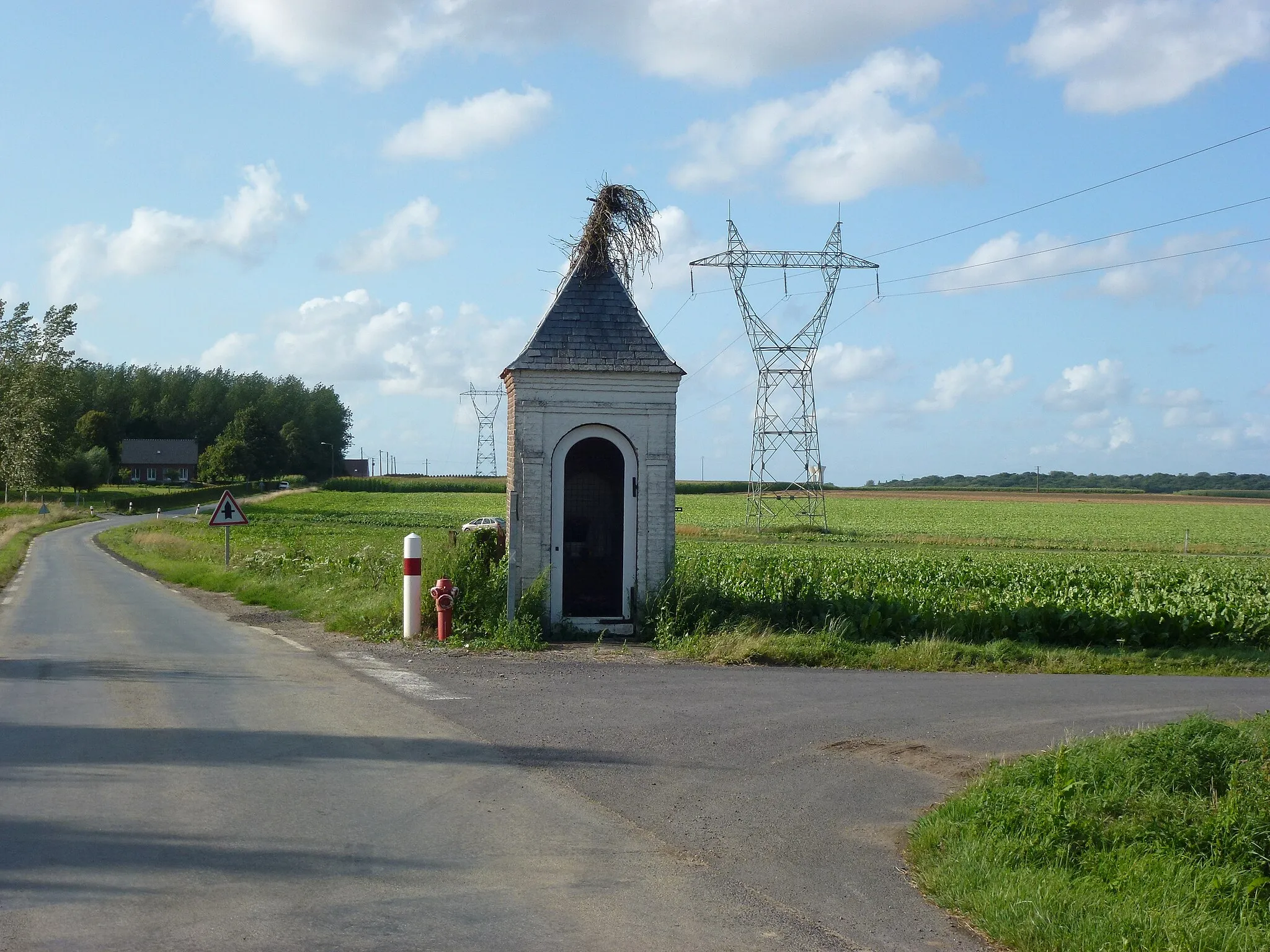 Photo showing: Ebblinghem (Nord, Fr) oratoire, D55