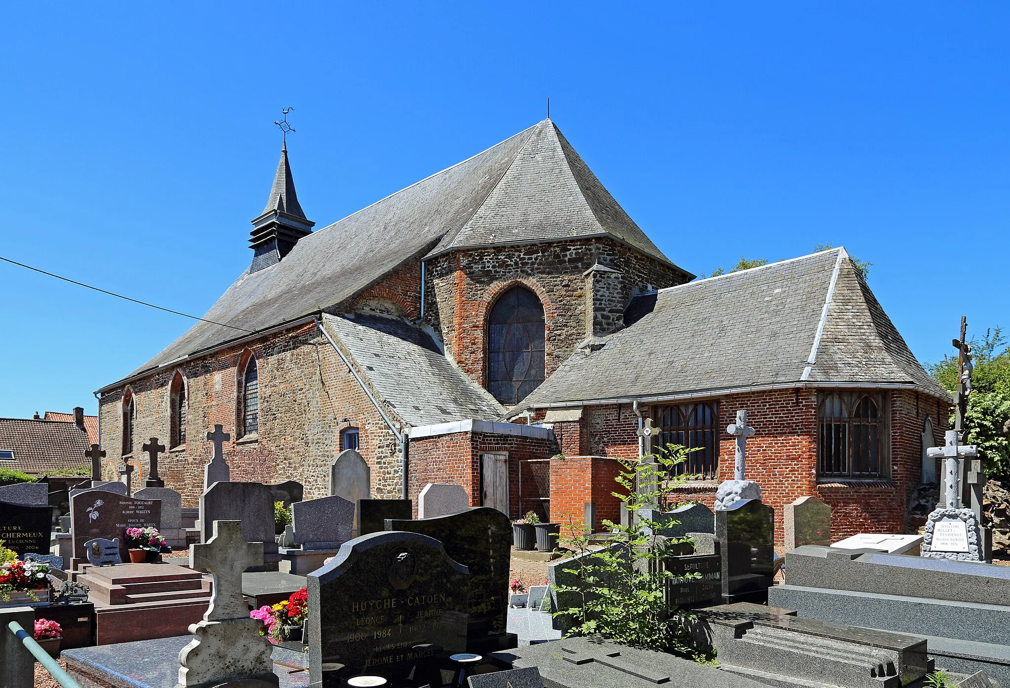 Photo showing: Oxelaëre (département du Nord, France): St Martin's church