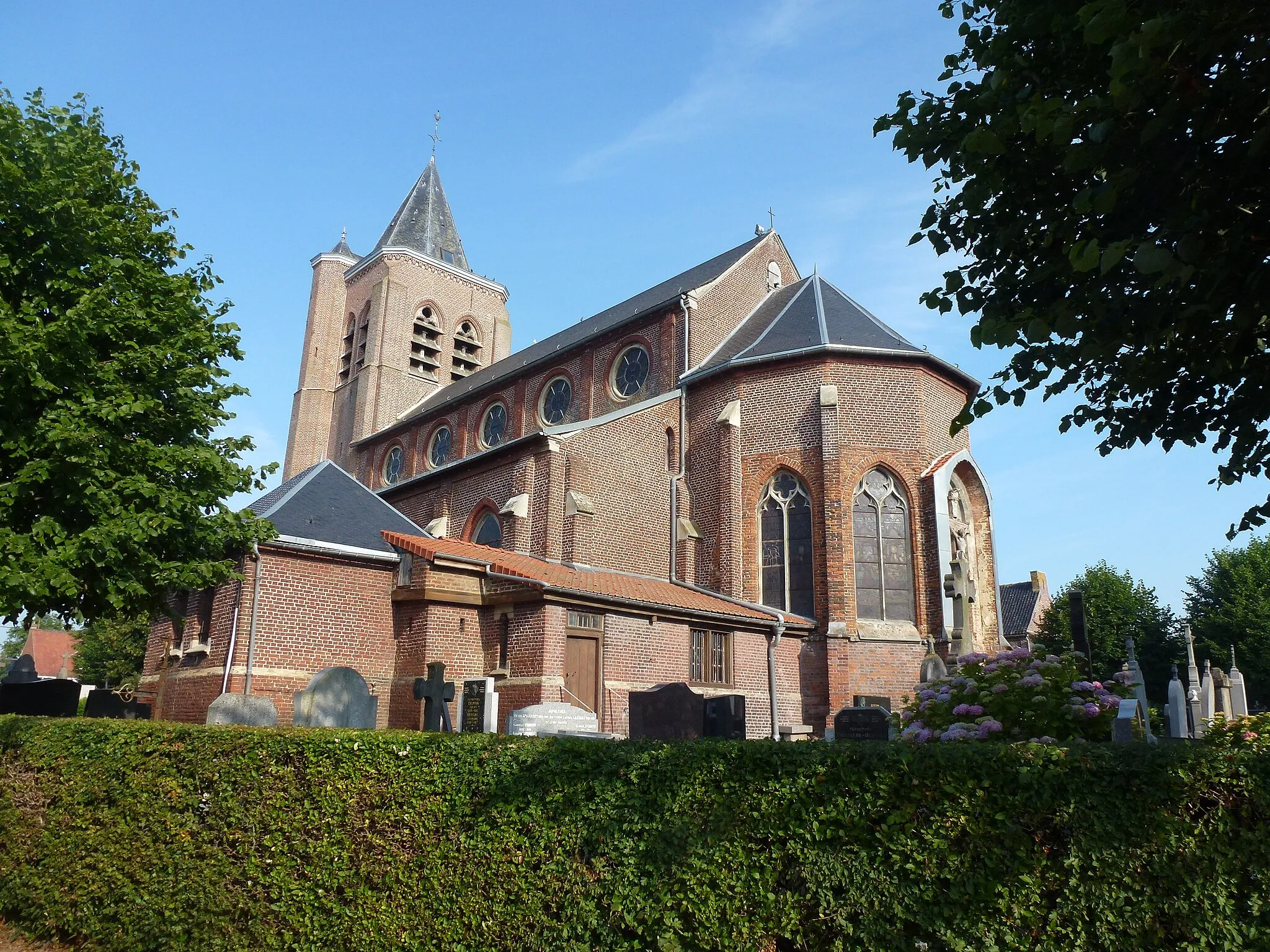 Photo showing: Sainte-Marie-Cappel (Nord, Fr) église