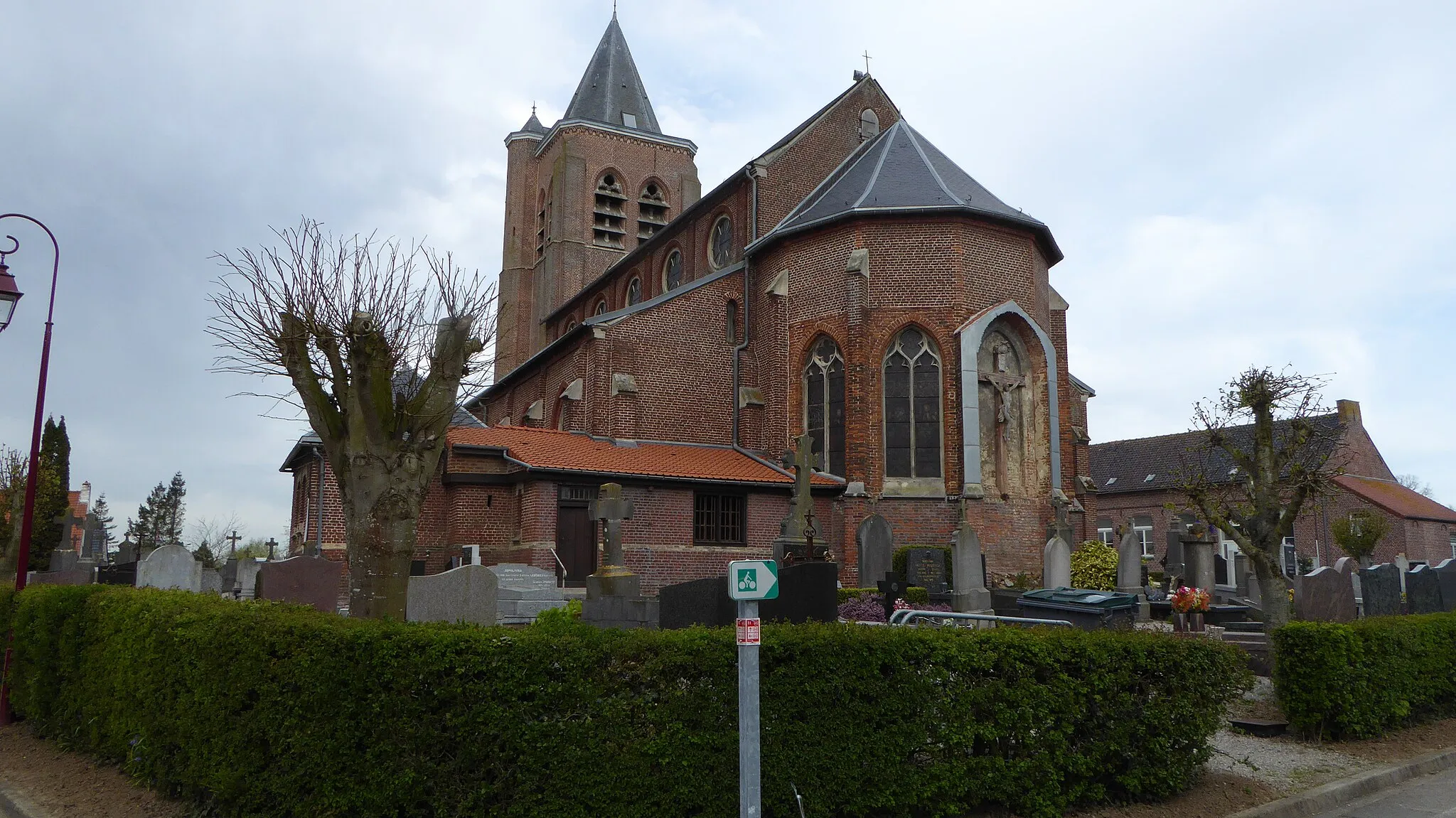 Photo showing: L'église Notre-Dame-de-l'Assomption Sainte-Marie-Cappel, Nord.- Hauts-de-France