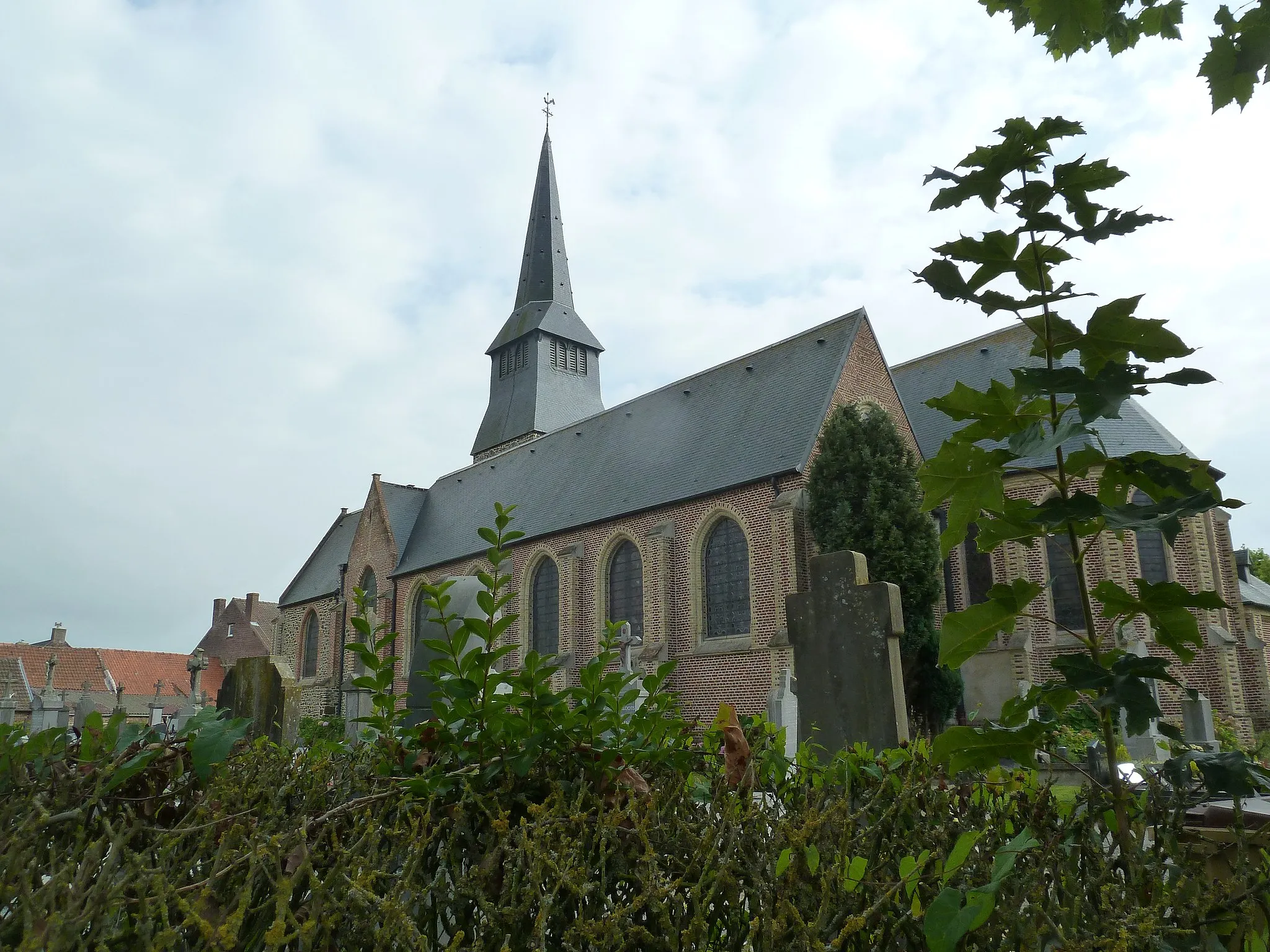 Photo showing: L'église Saint-Martin Terdeghem Nord, France