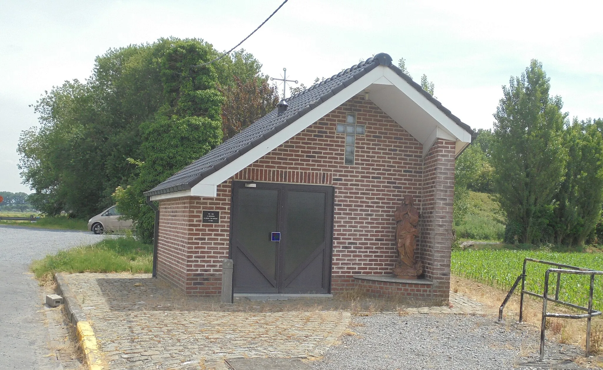 Photo showing: Kapel Heilige Amelberga - Onze-Lieve-Vrouw ter Schelde - Abdijstraat - Bossuit - Avelgem - West-Vlaanderen - België.