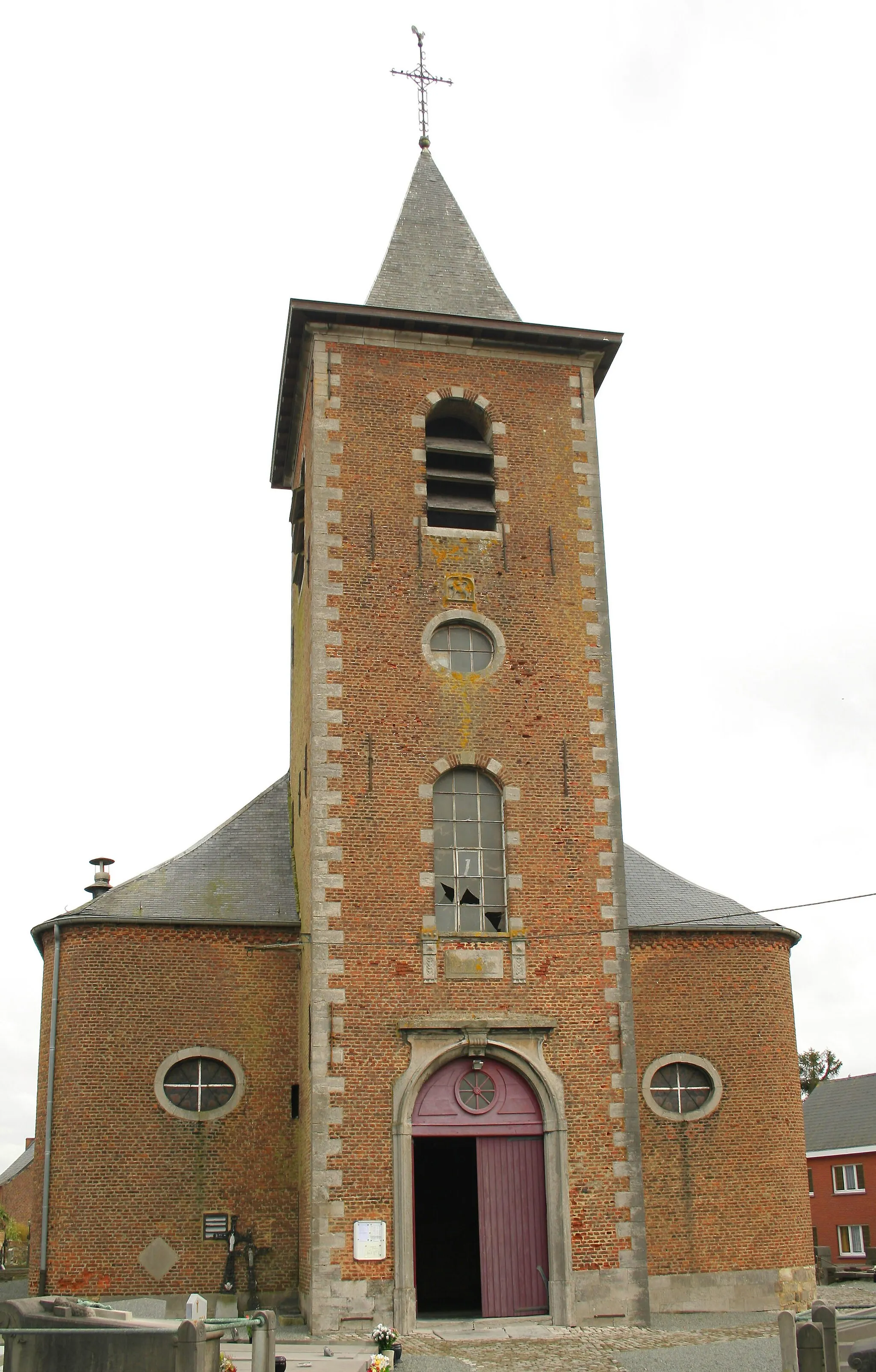 Photo showing: Montignies-lez-Lens (Belgium), the Saint Martin’s church (1791).