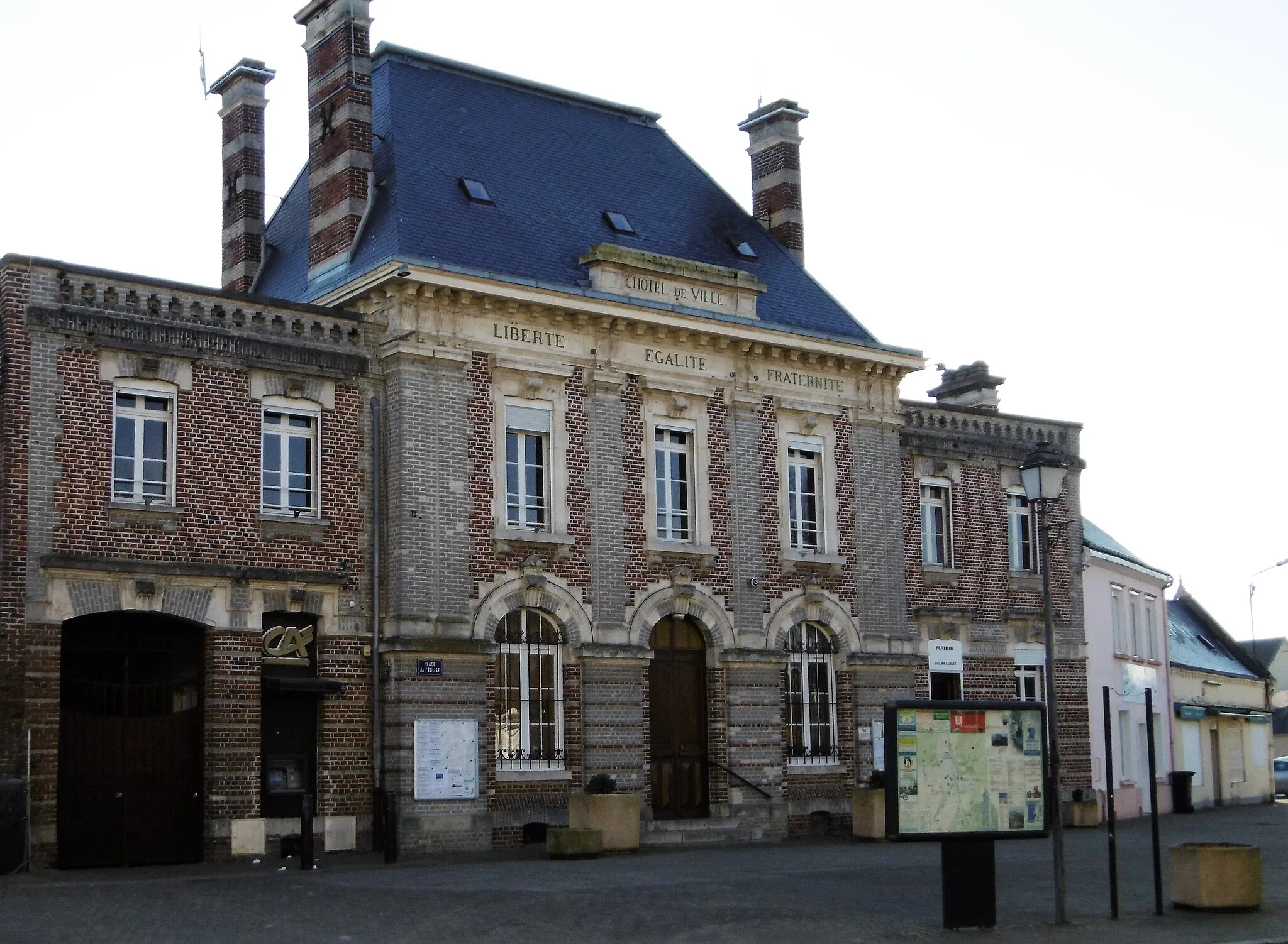 Photo showing: Mairie d'Harbonnières
