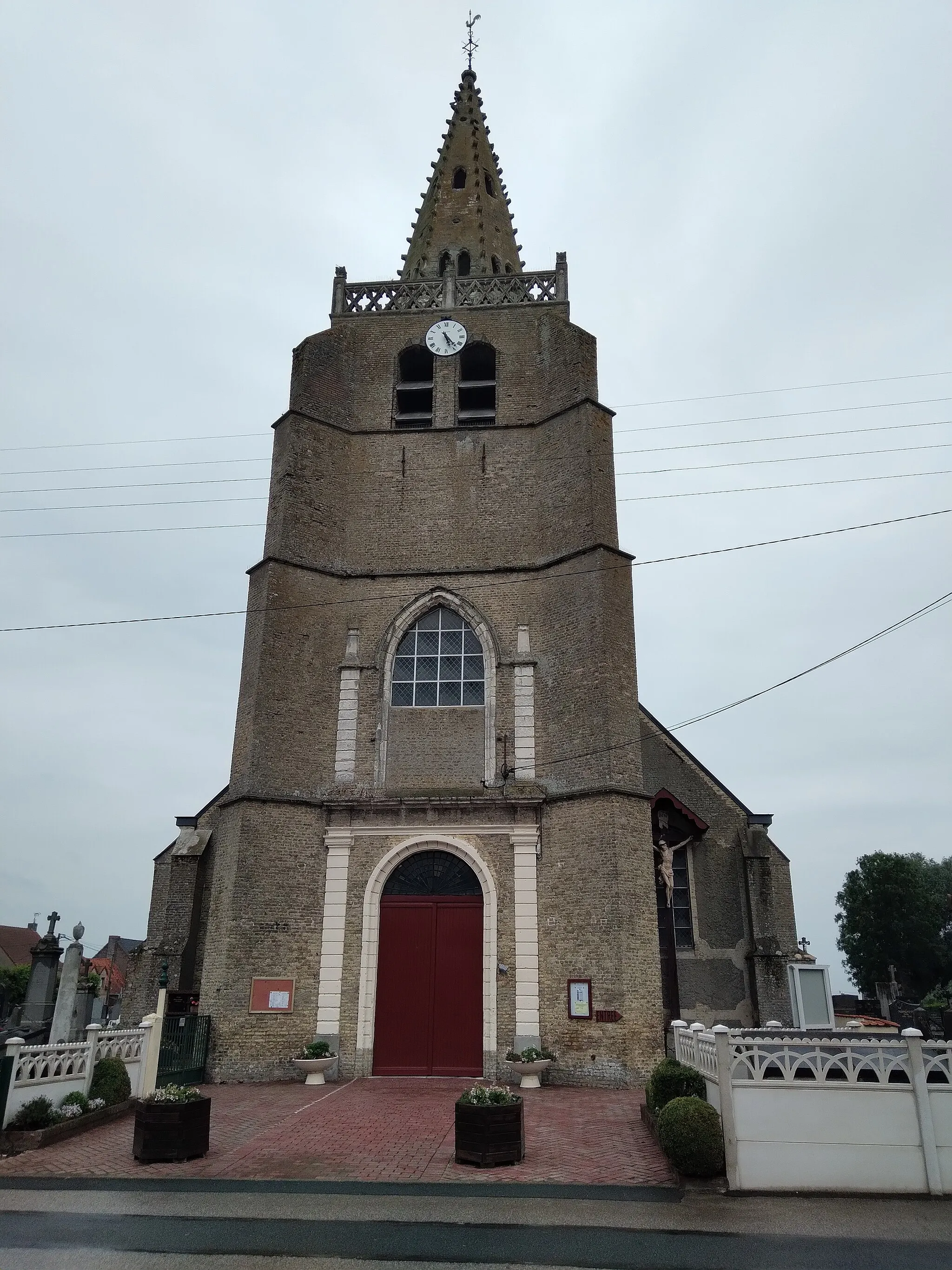 Photo showing: L'Église Saint-Martin de Looberghe datant du XVIIe siècle.