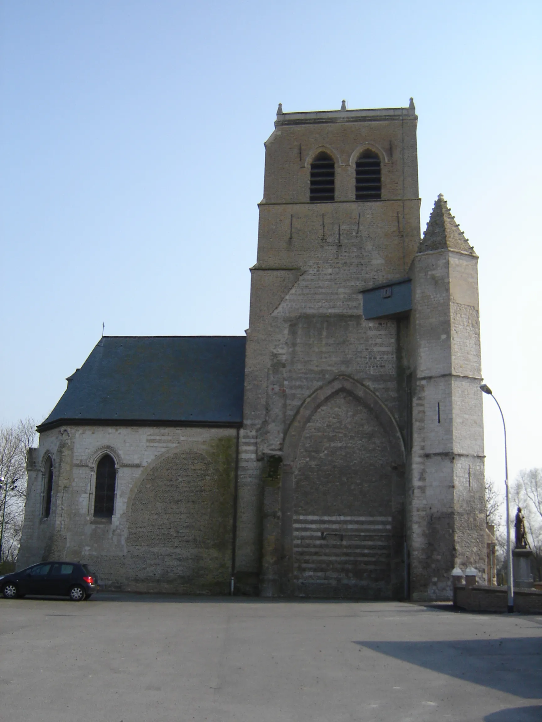 Photo showing: Eglise de Saint-Georges-sur-l'Aa, Nord, Nord-Pas-de-Calais, France