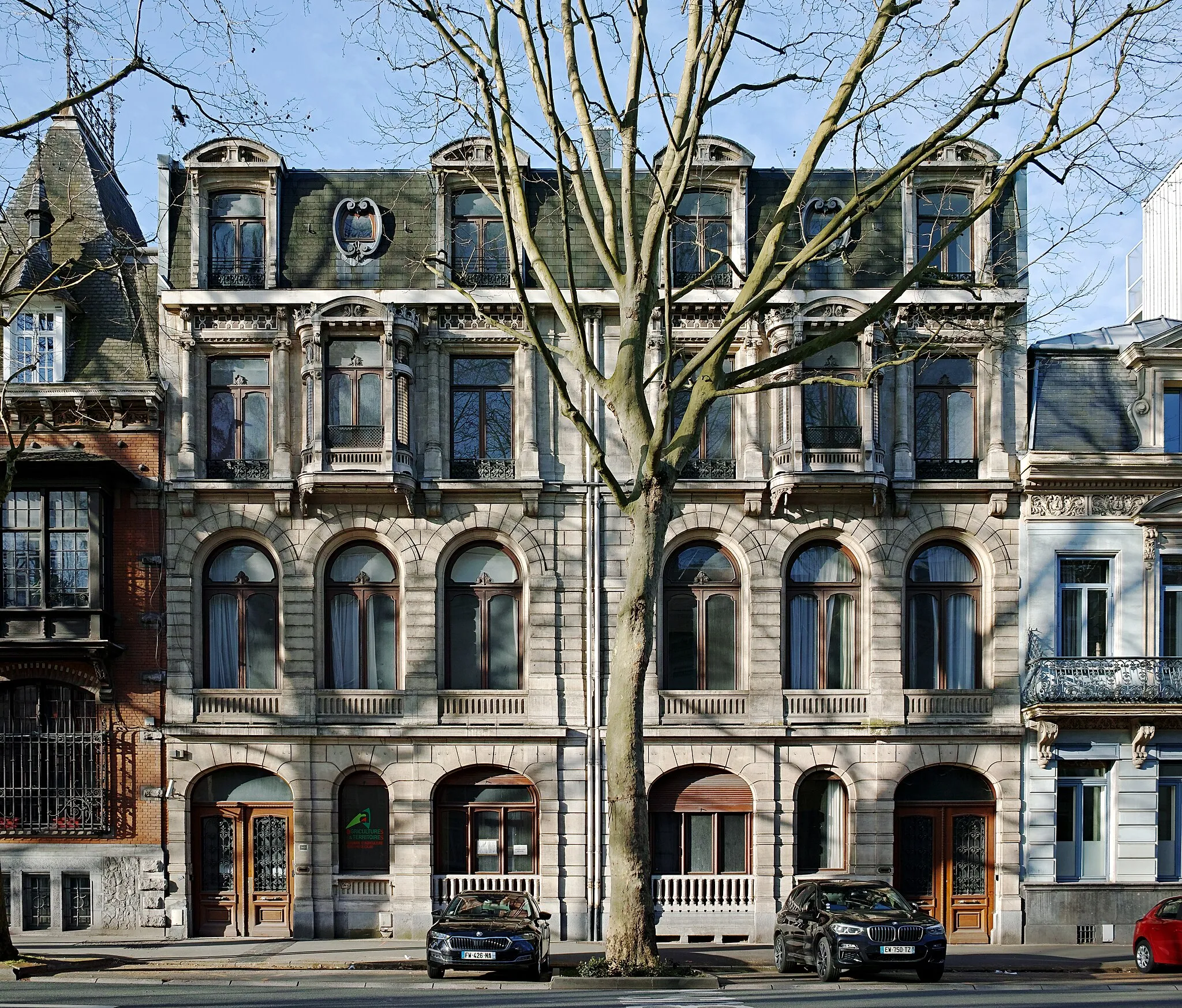 Photo showing: The Hôtel Nicodème, Boulevard de la Liberté 138 & 140, Lille.