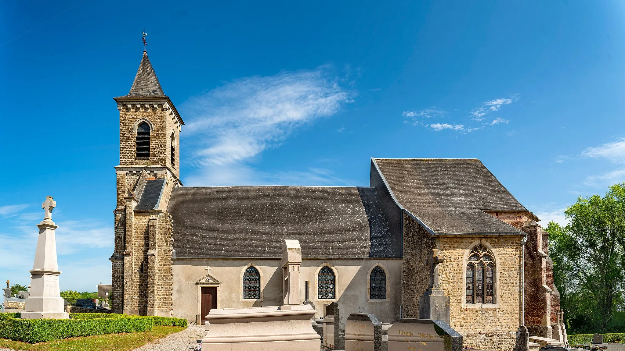 Photo showing: Eglise Saint-Omer de Belle-et-Houllefort.