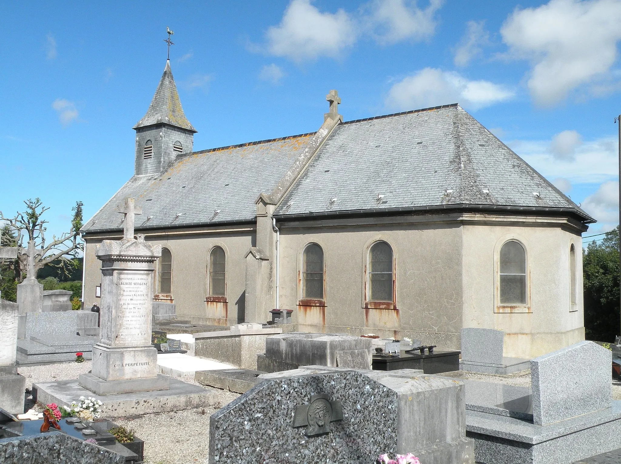 Photo showing: L'église de Wacquinghen.