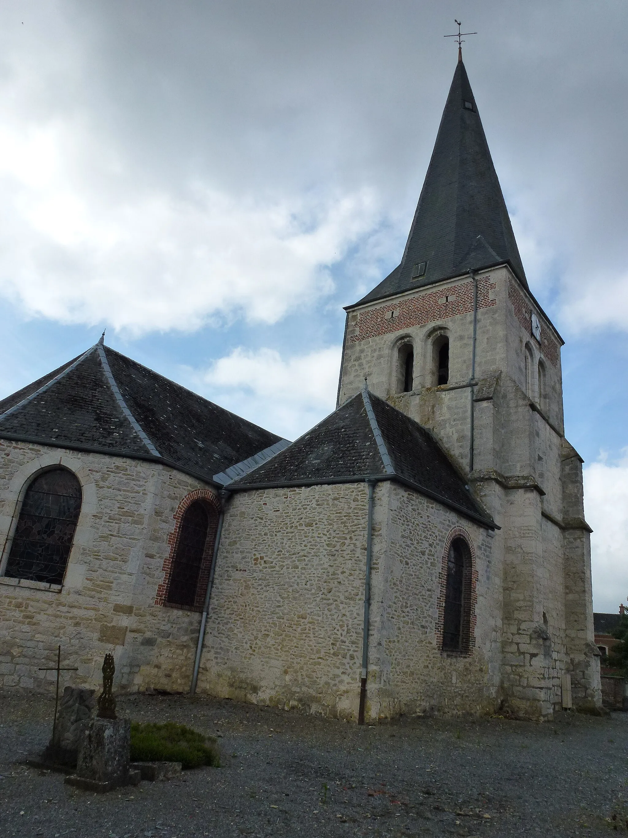 Photo showing: Any-Martin-Rieux (Aisne) église d'Any