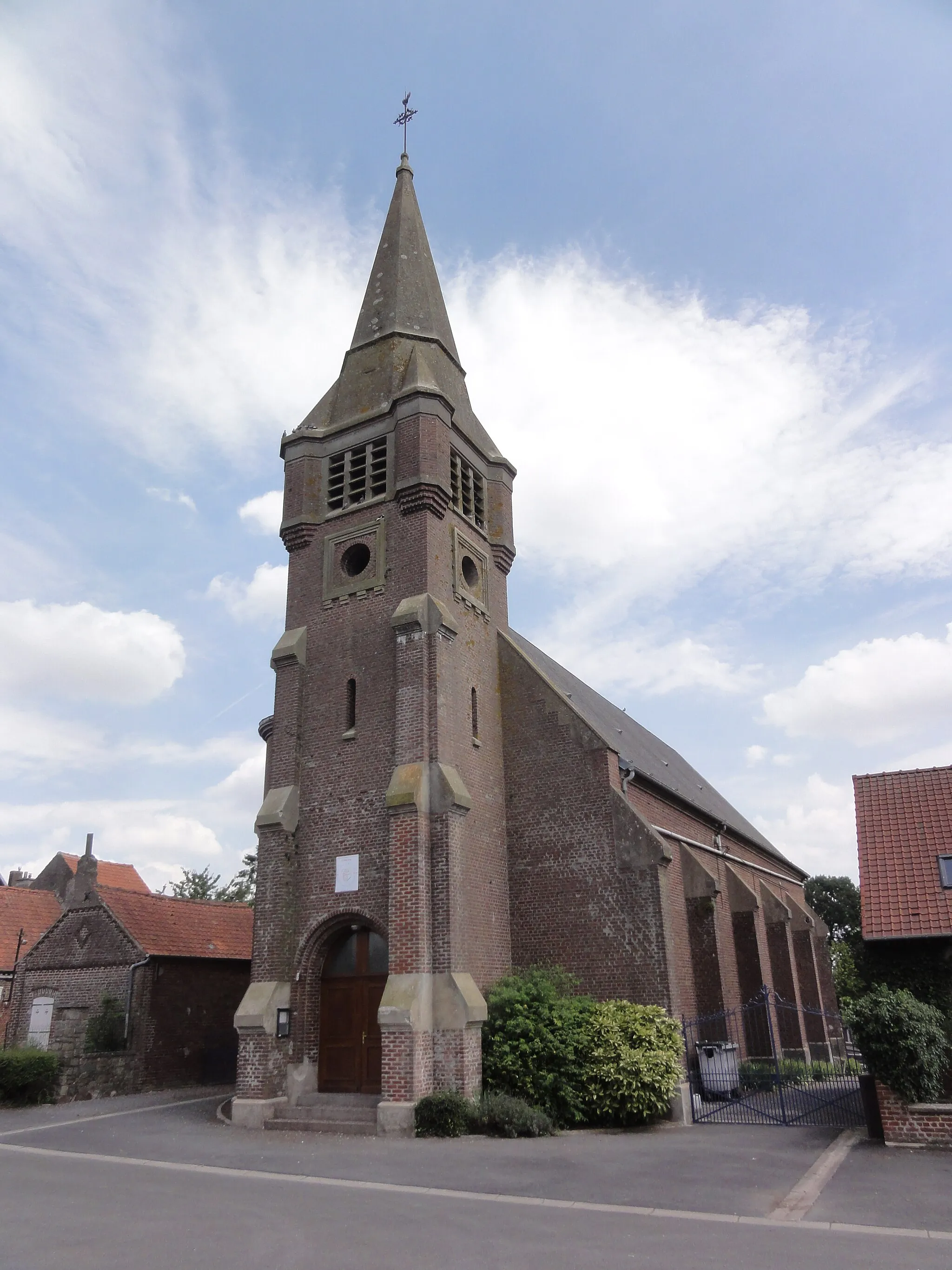 Photo showing: Aubencheul-aux-Bois (Aisne) église