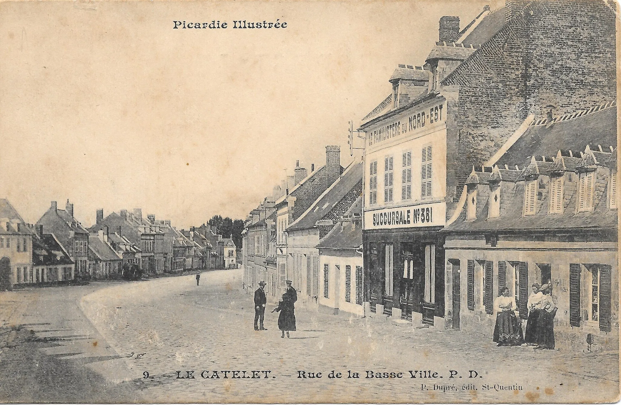Photo showing: La rue principale vers 1910