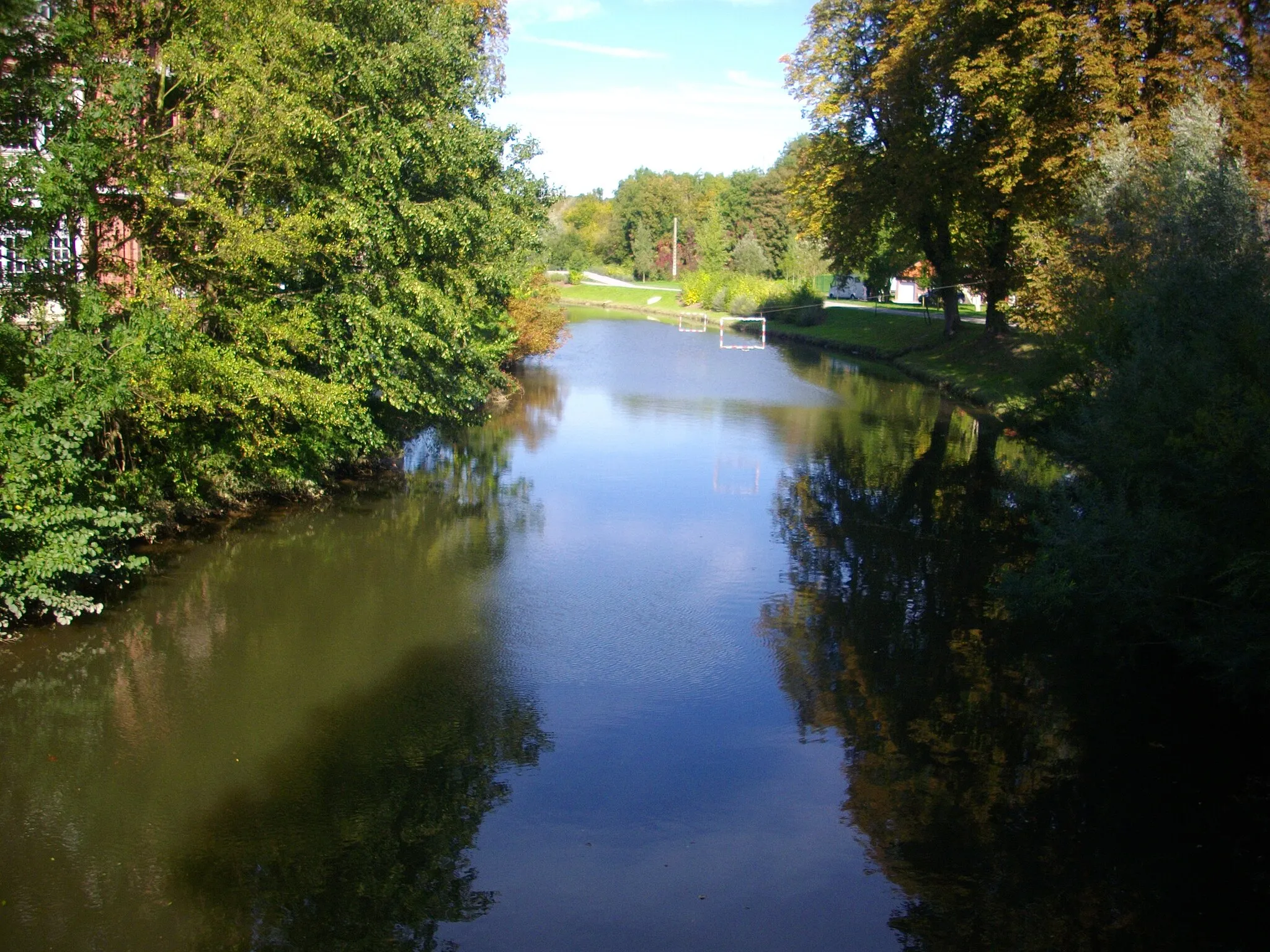 Photo showing: Oise river in Guise (Aisne, France)