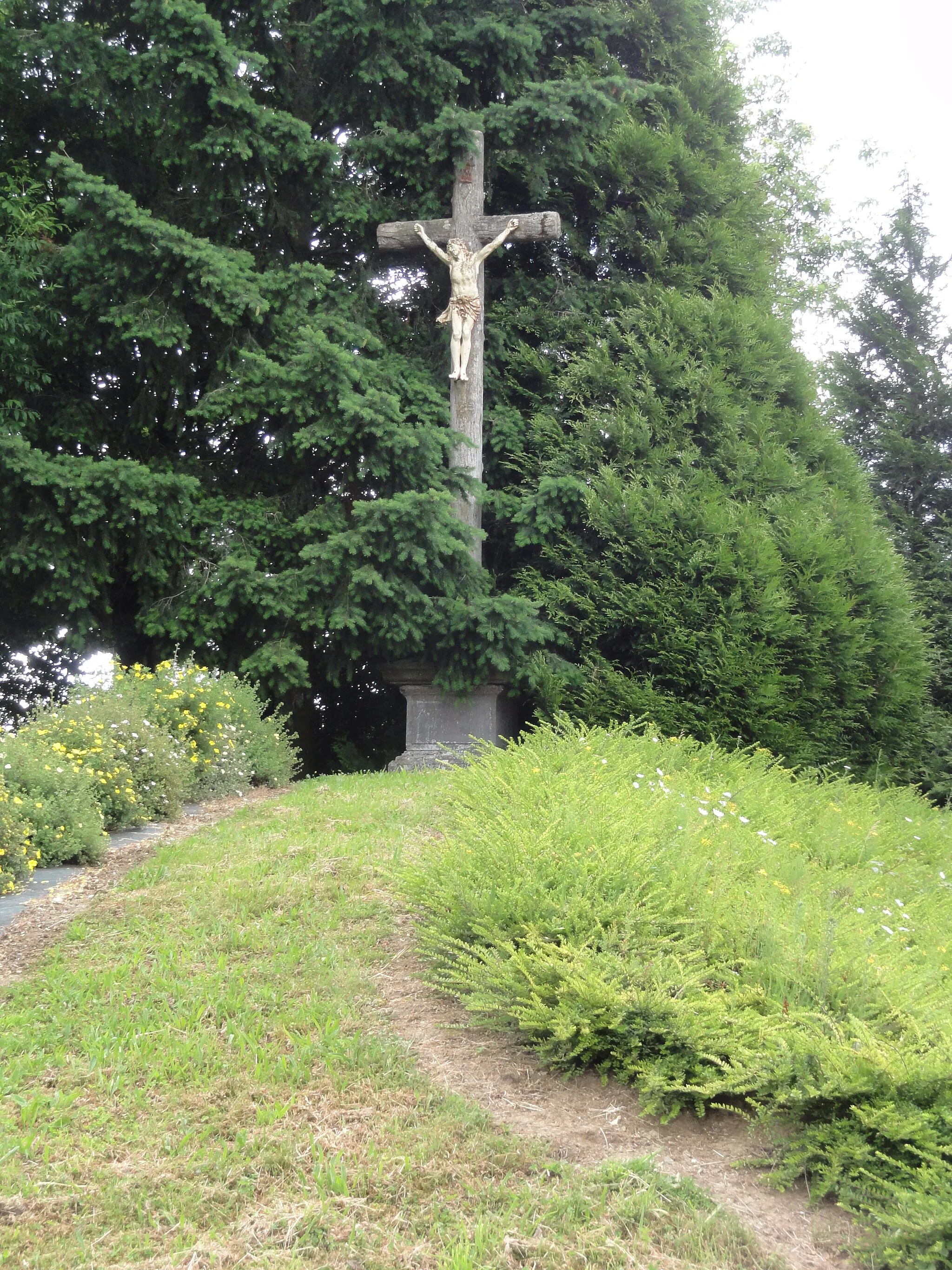 Photo showing: Rocquigny (Aisne) croix de chemin