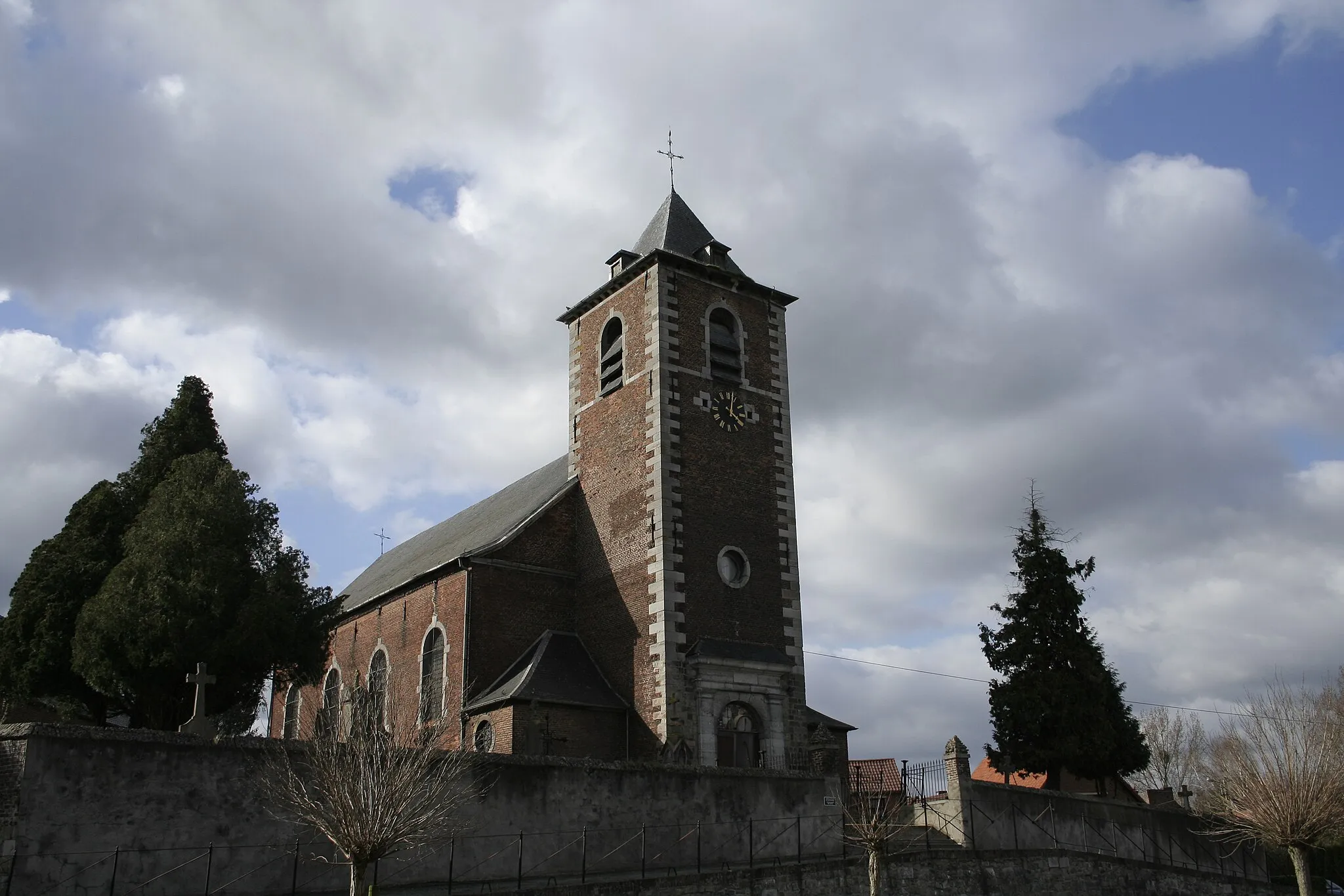 Photo showing: Harveng (Belgium),  the St. Martin church (1780).