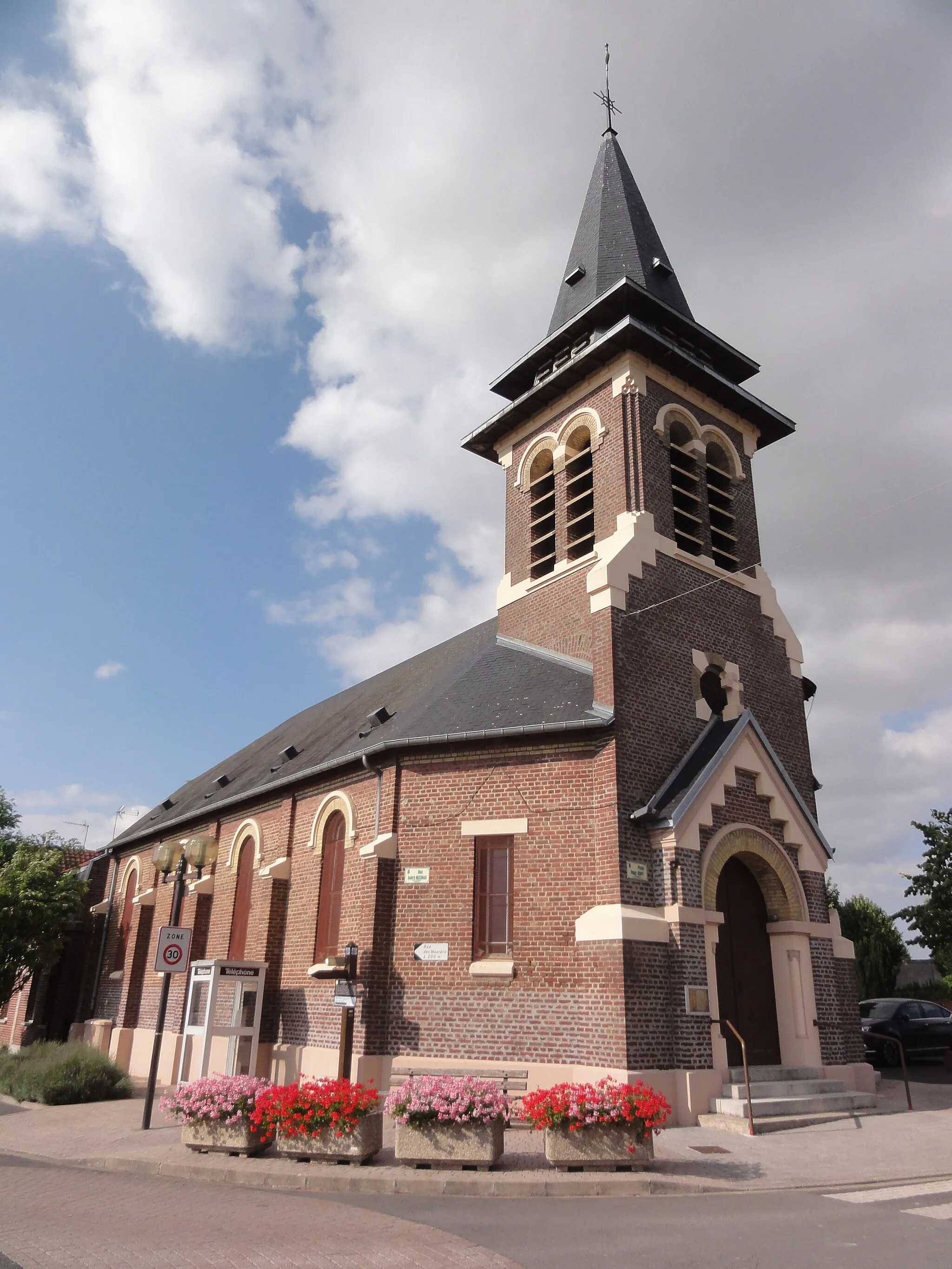 Photo showing: Morcourt (Aisne) église