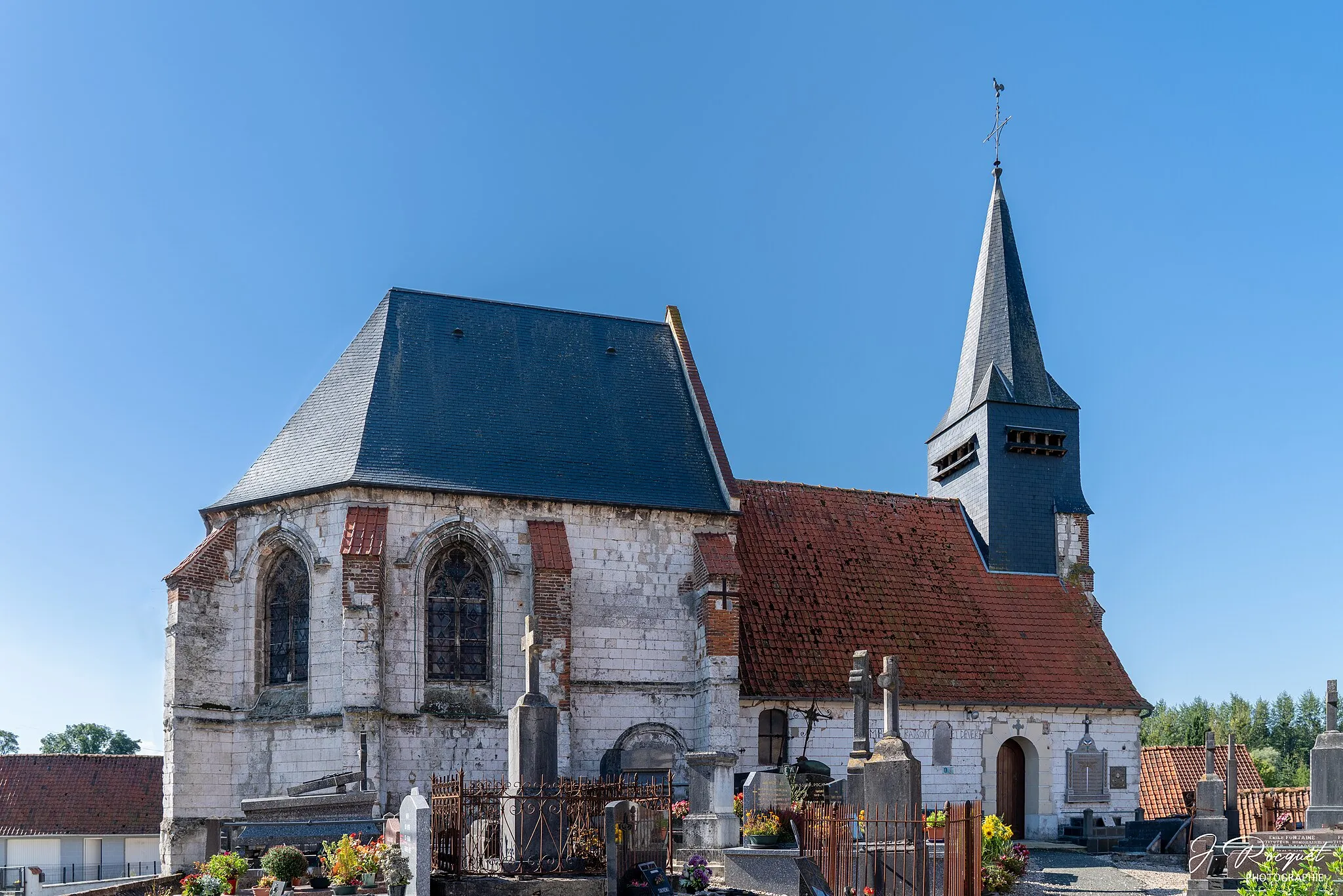 Photo showing: Eglise Saint-Firmin à Marles-sur-Canche