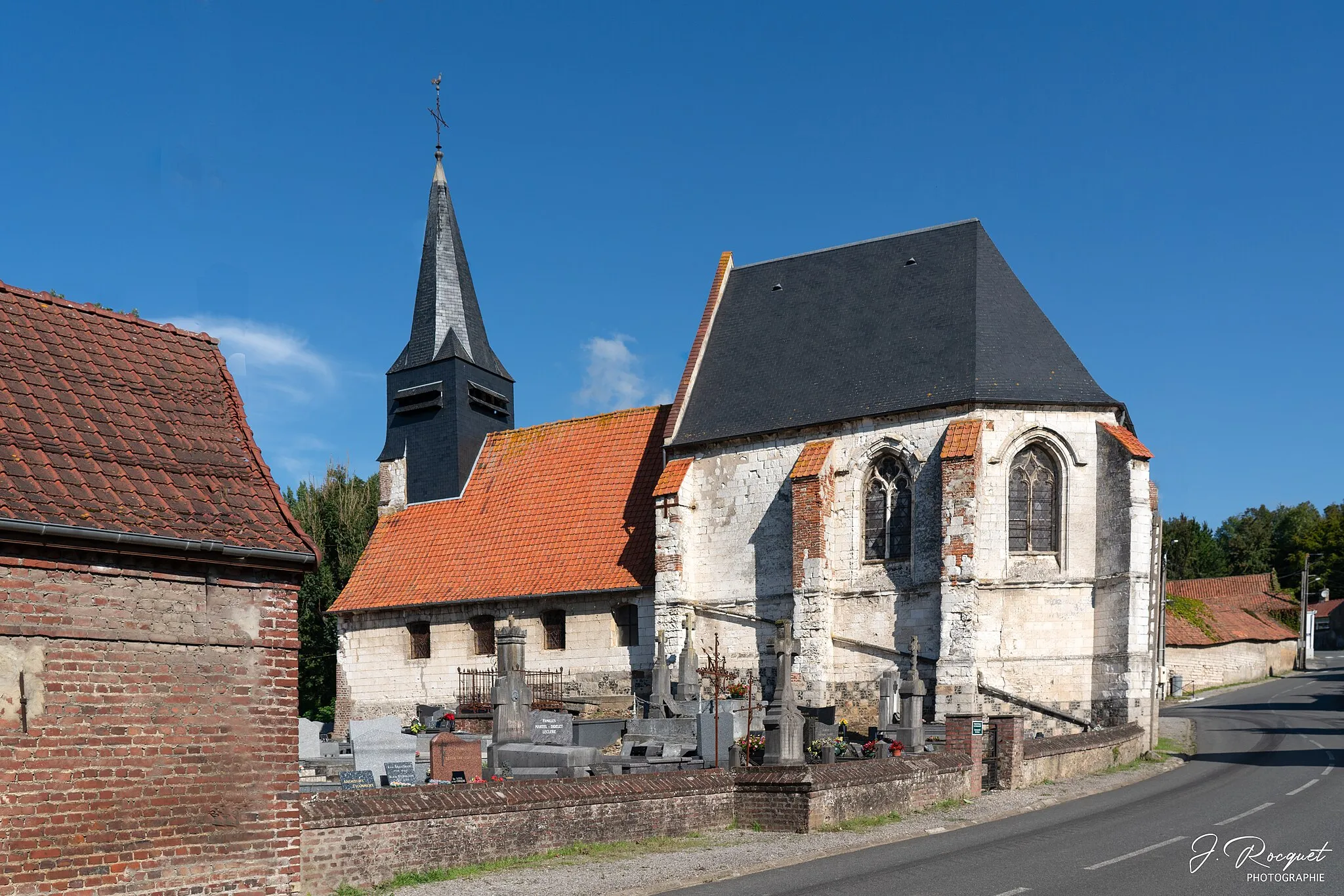 Photo showing: Eglise Saint-Firmin à Marles-sur-Canche