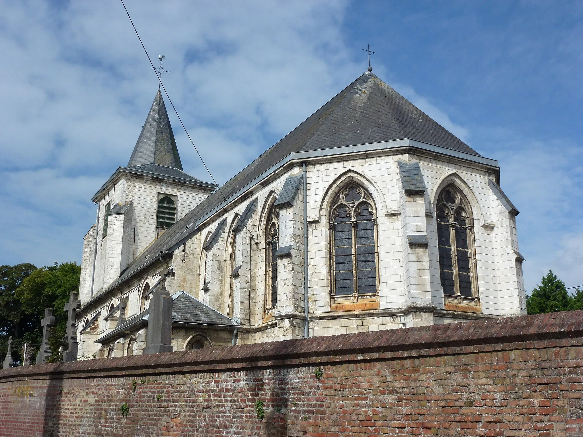Photo showing: Tatinghem (Pas-de-Calais, Fr) Église Saint-Jacques