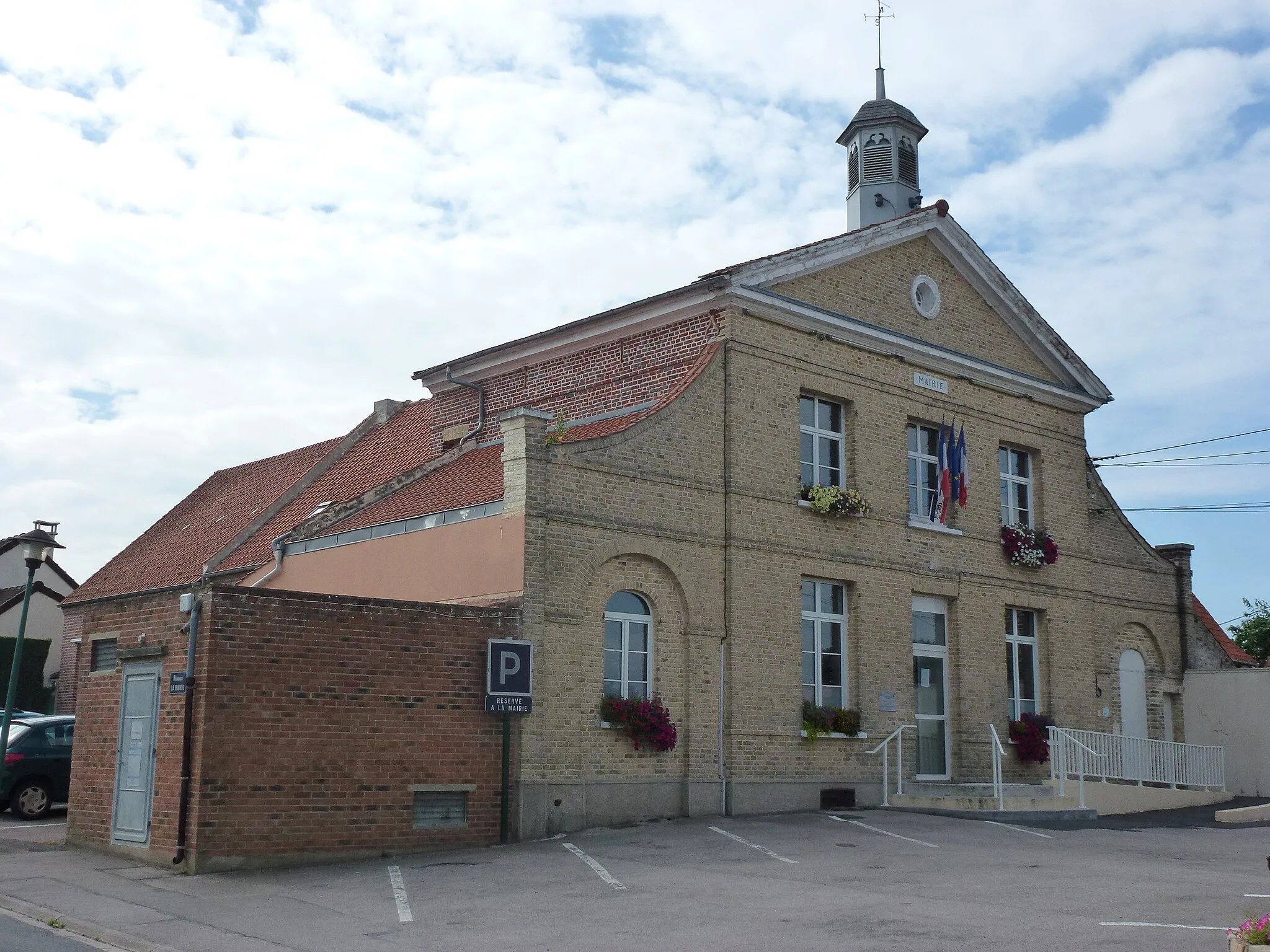Photo showing: Tatinghem (Pas-de-Calais, Fr) mairie