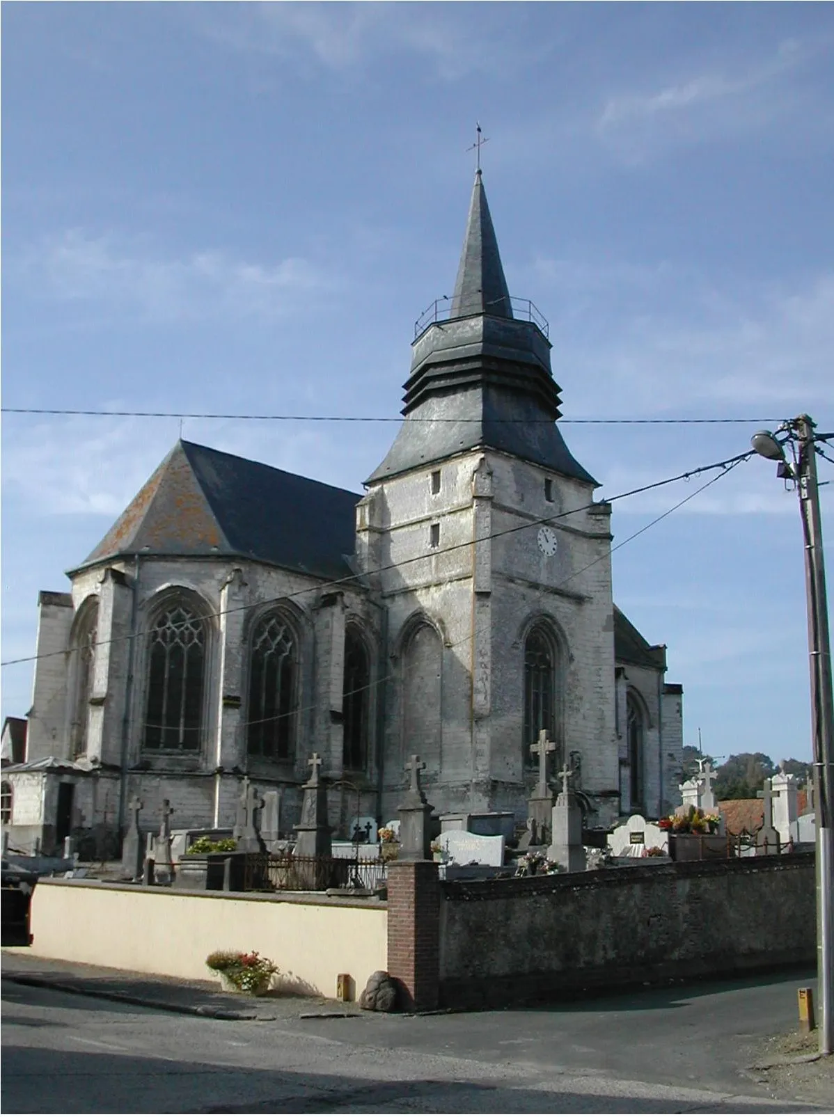 Photo showing: église Brimeux