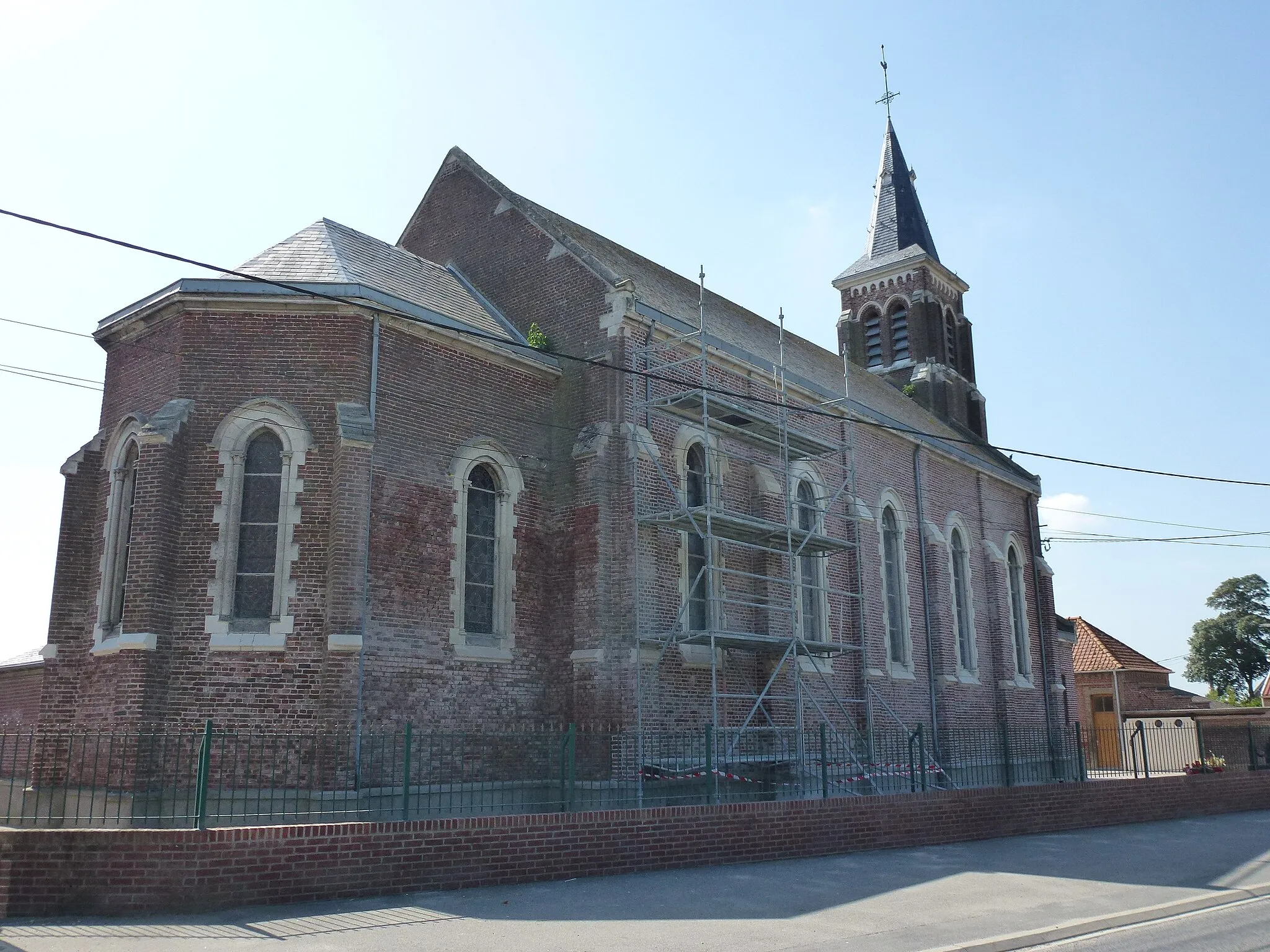 Photo showing: Saint-Omer-Capelle (Pas-de-Calais) église Saint-Omer